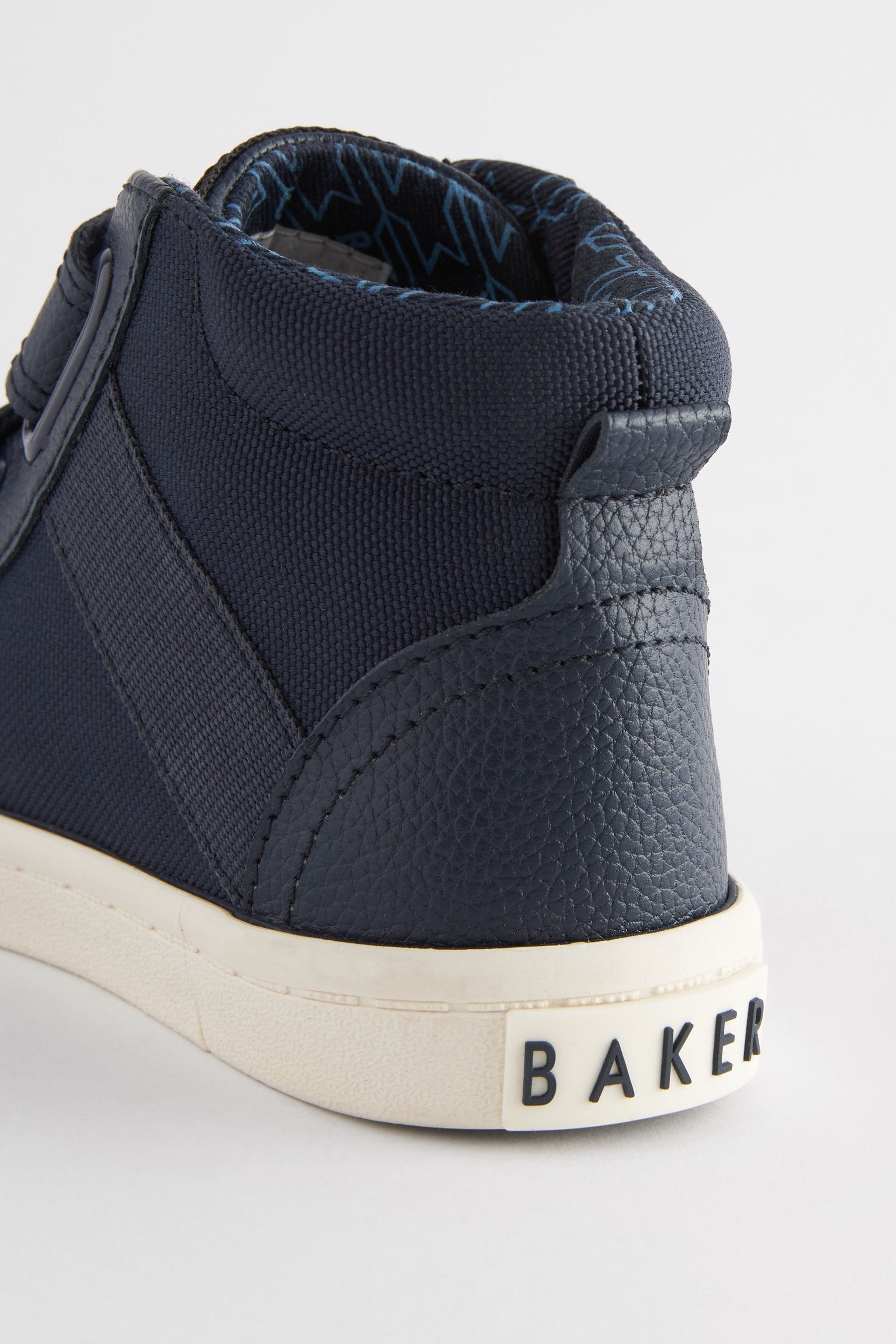 Navy Baker by Ted Baker Boys Navy Blue Boot Trainers