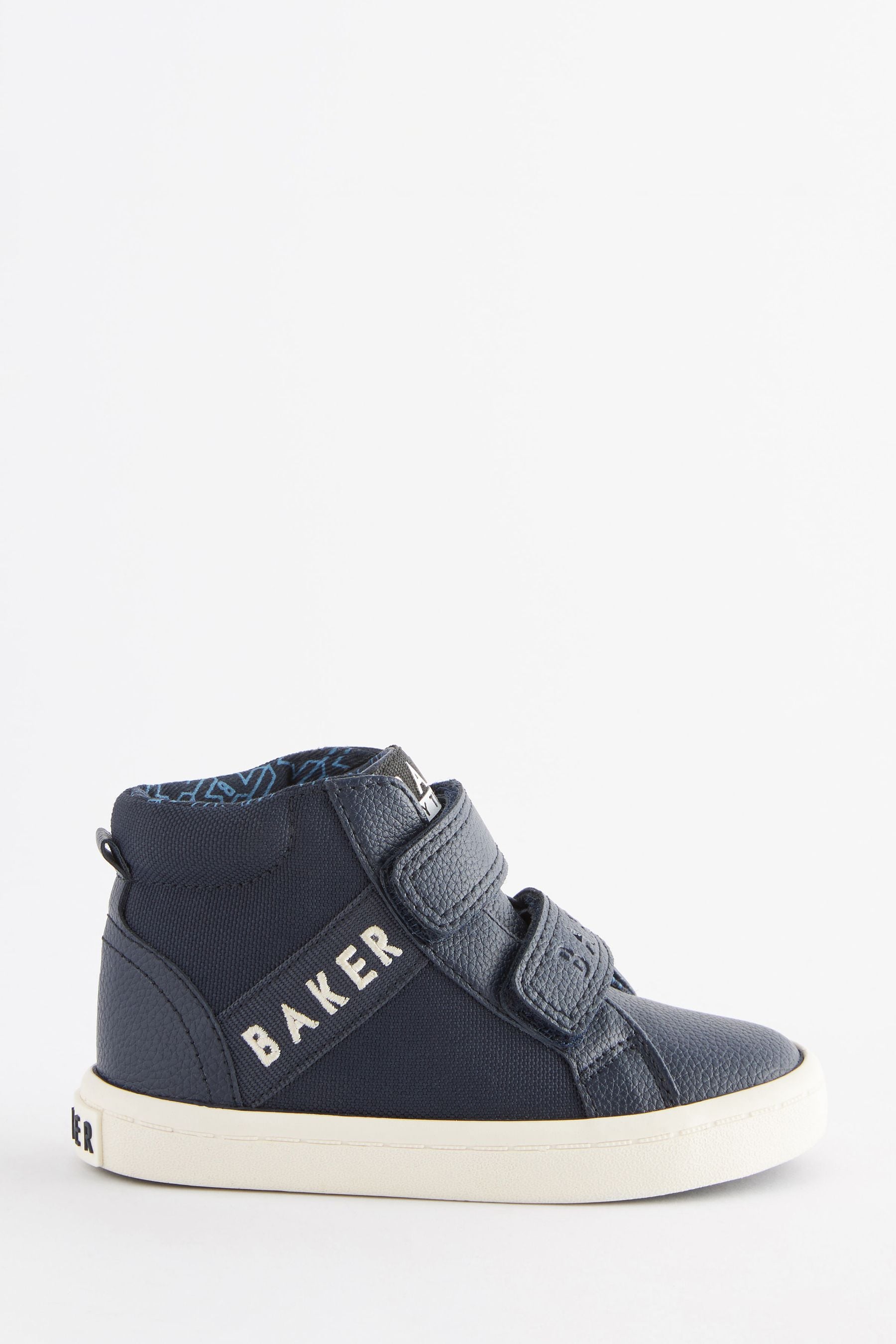 Navy Baker by Ted Baker Boys Navy Blue Boot Trainers