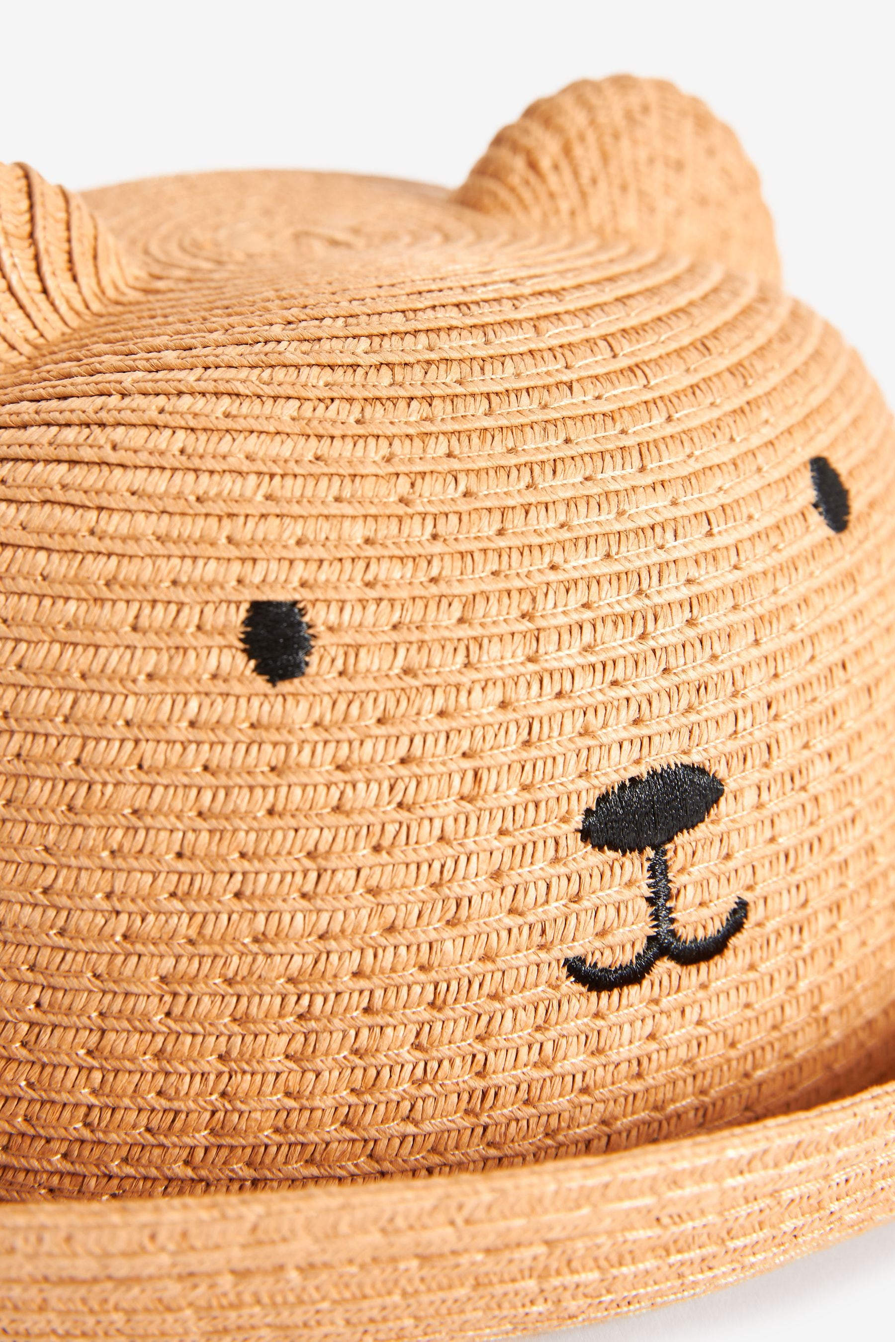 Brown Bear Straw Character Hat (3mths-6yrs)