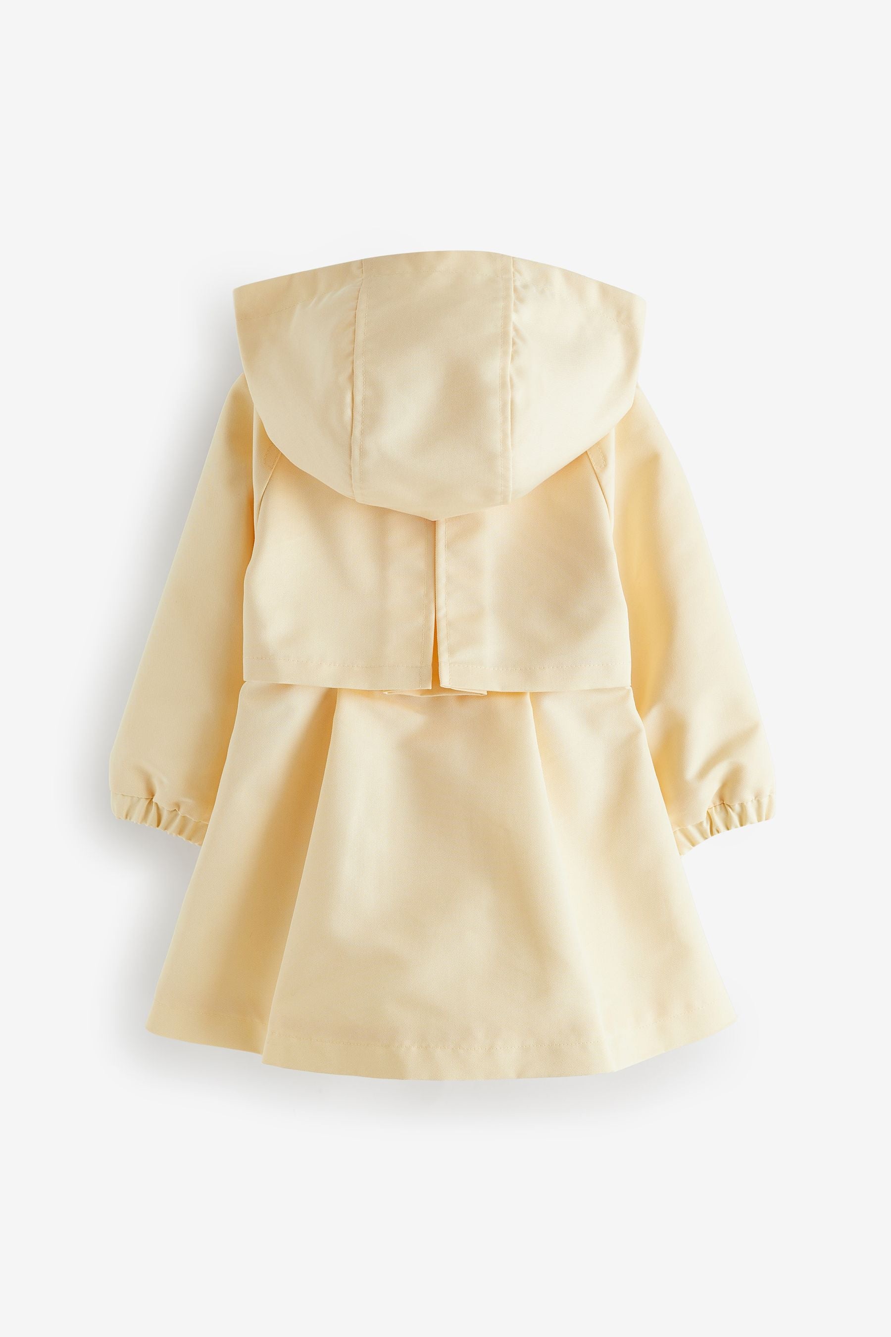 Yellow Shower Resitant Frill Collar Smart Cotton Jacket (3mths-7yrs)