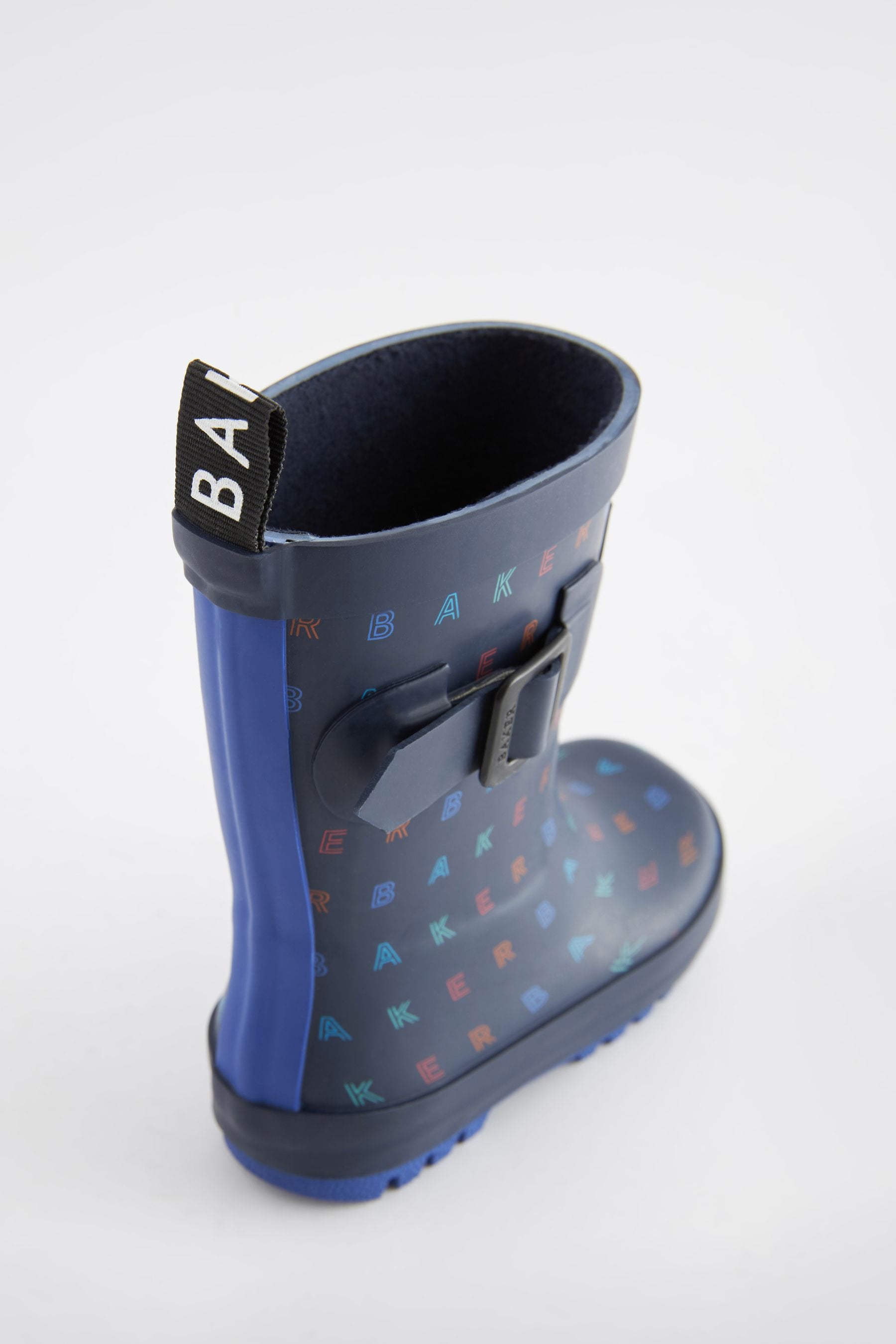 Navy Baker by Ted Baker Boys Logo Welly Boots