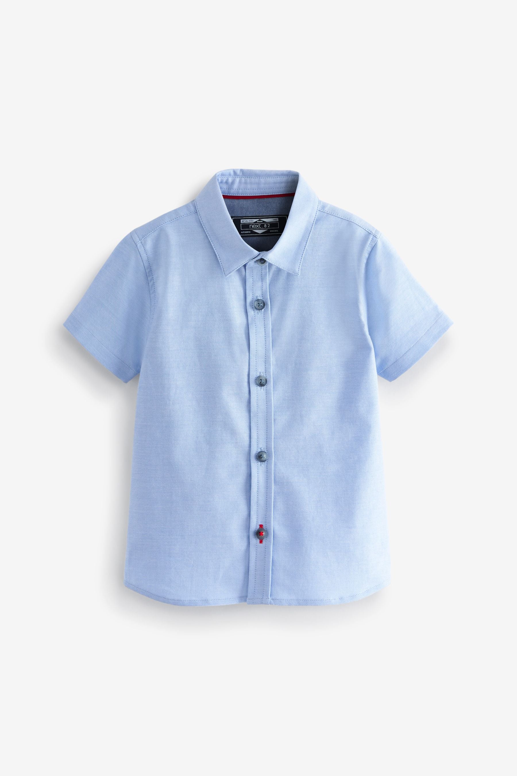 Blue Trimmed Oxford Shirt (3mths-7yrs)