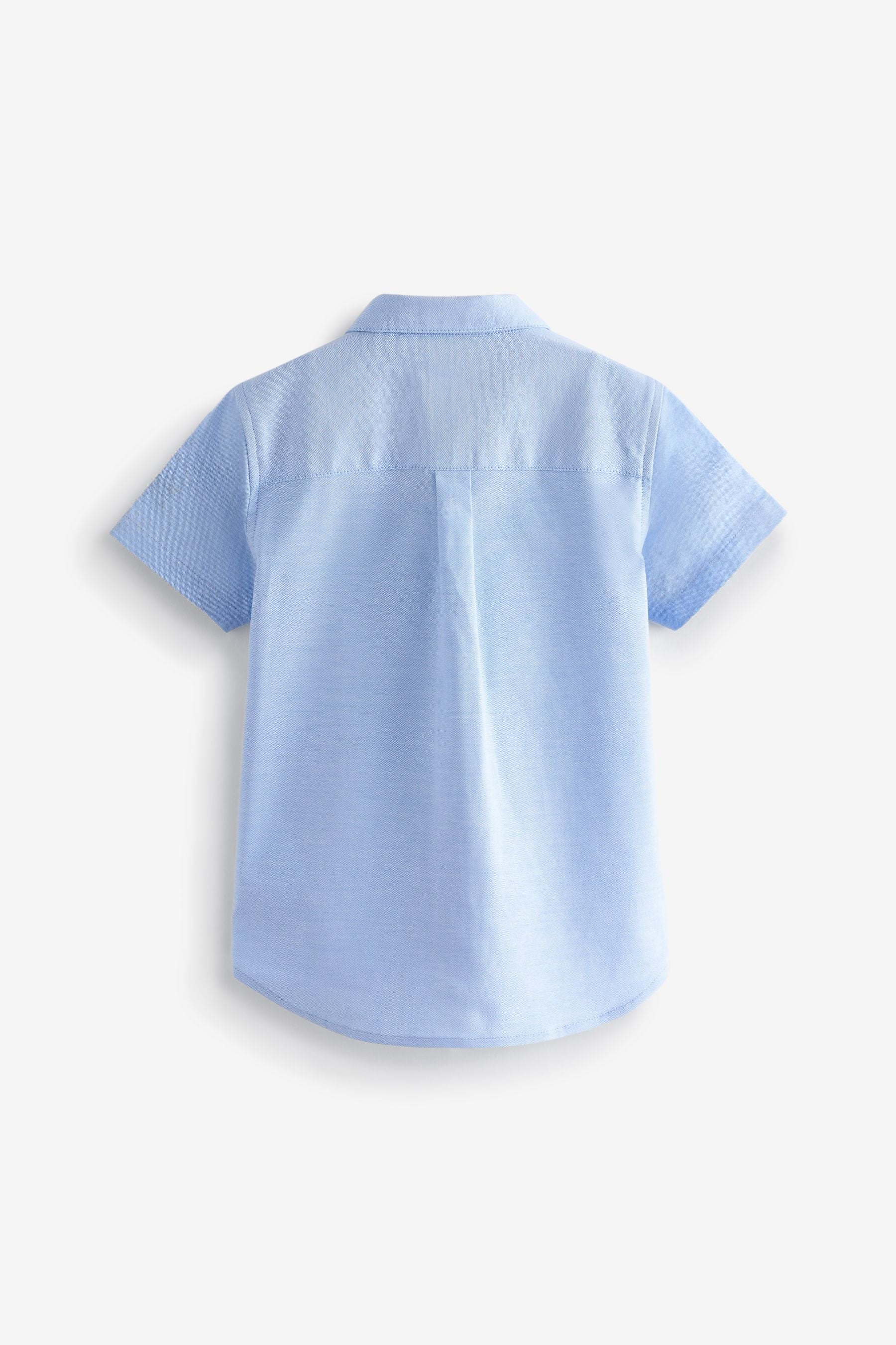 Blue Trimmed Oxford Shirt (3mths-7yrs)