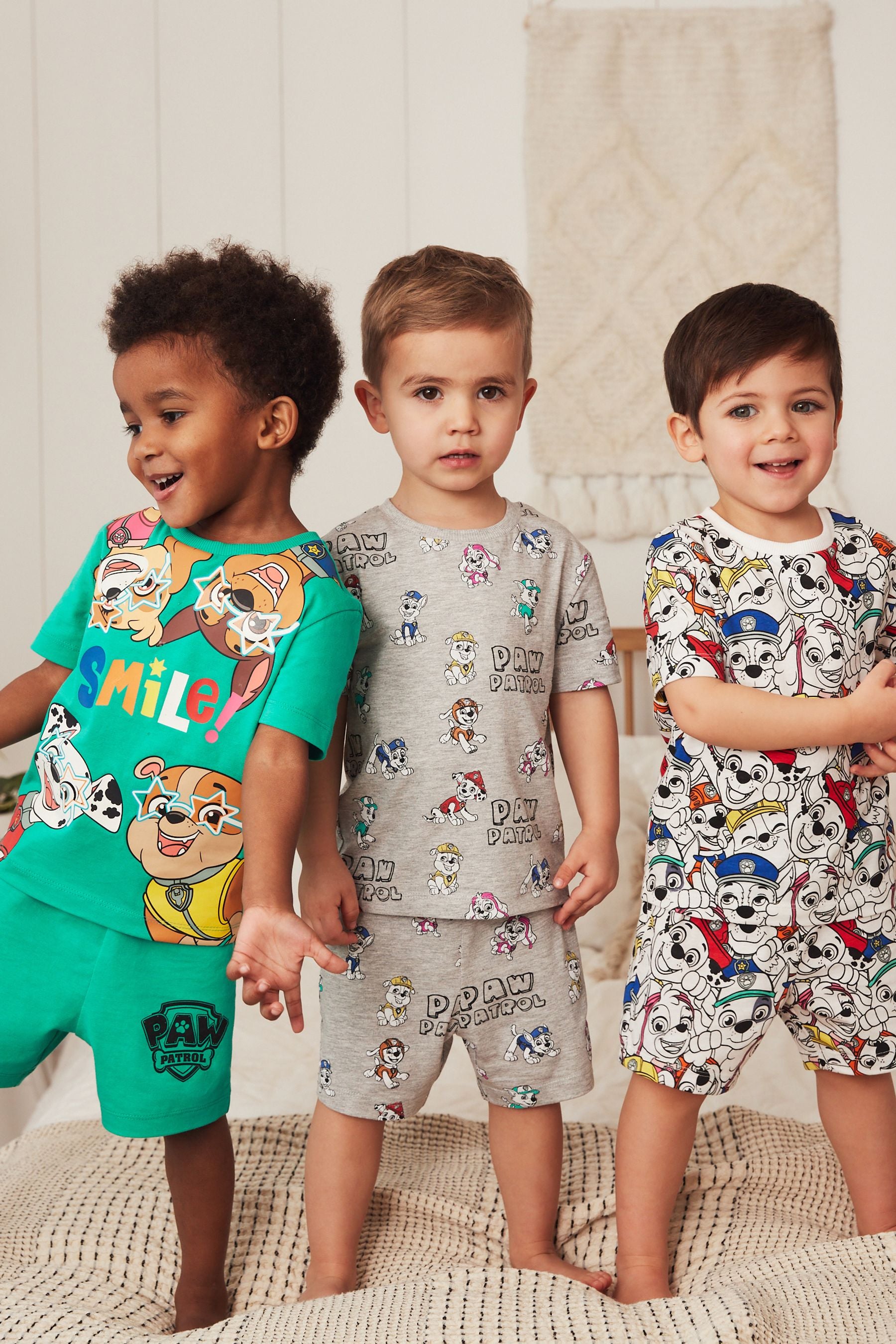 PAW Patrol Short Pyjamas 3 Pack (9mths-12yrs)