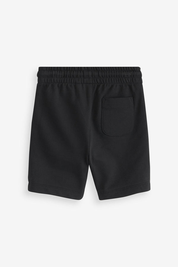 Black Longline Jersey Shorts (3mths-7yrs)