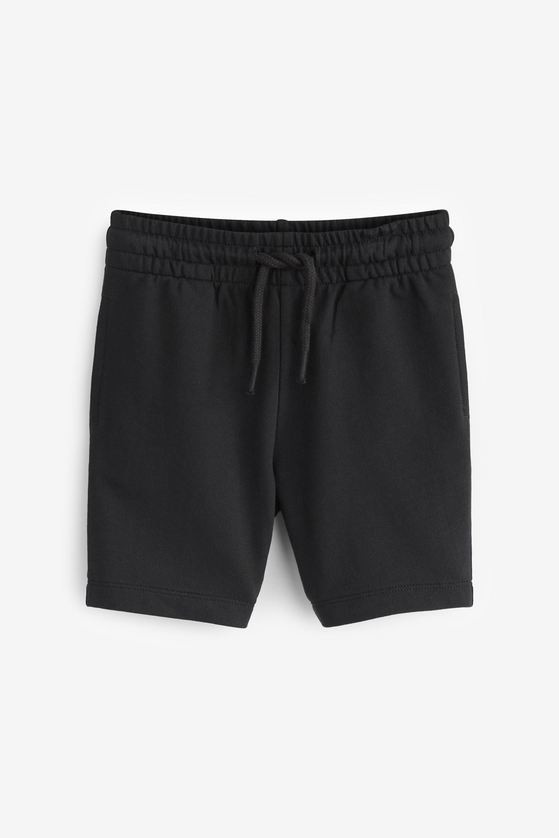 Black Longline Jersey Shorts (3mths-7yrs)