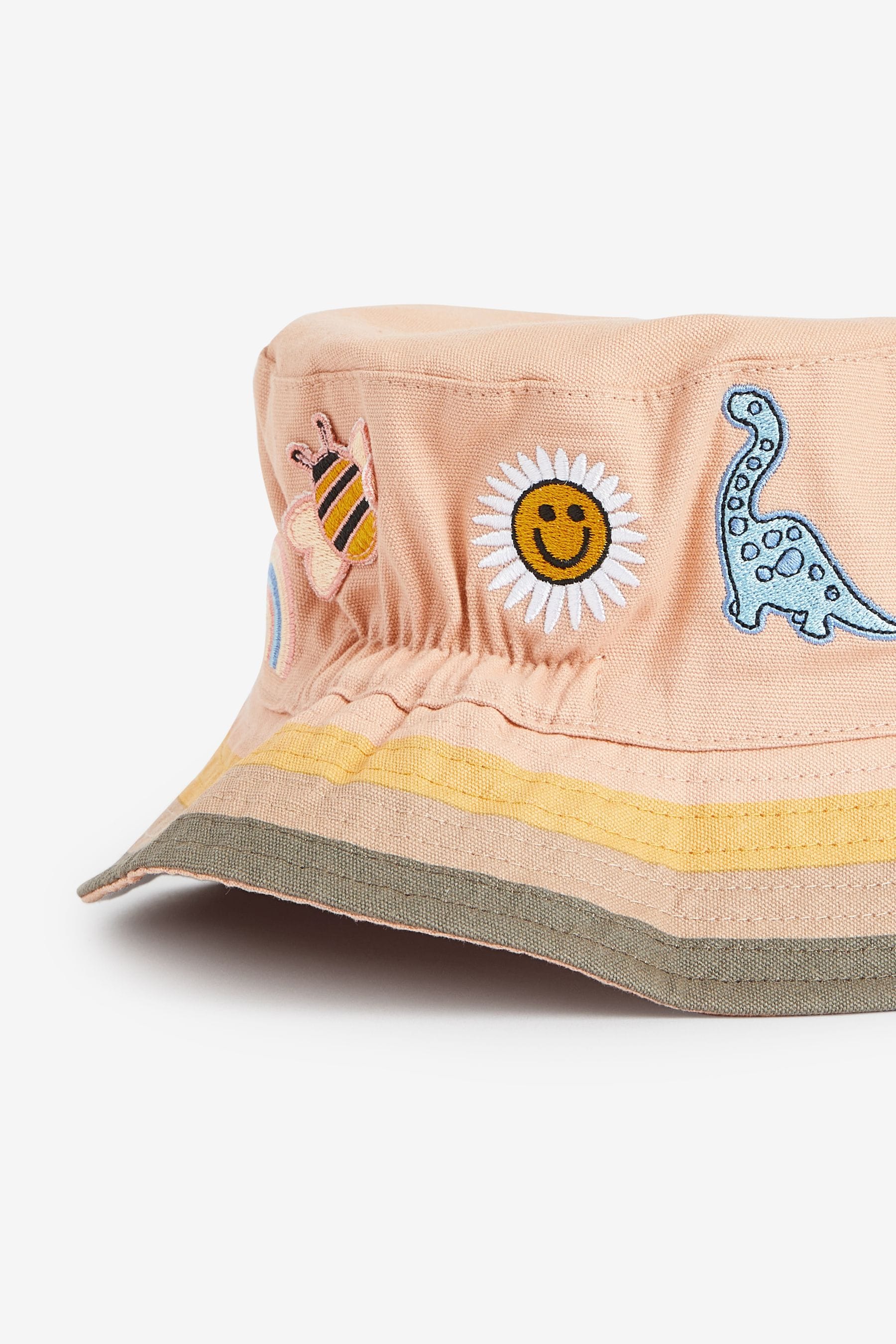 Neutral Character Embroidered Bucket Hat (3mths-13yrs)