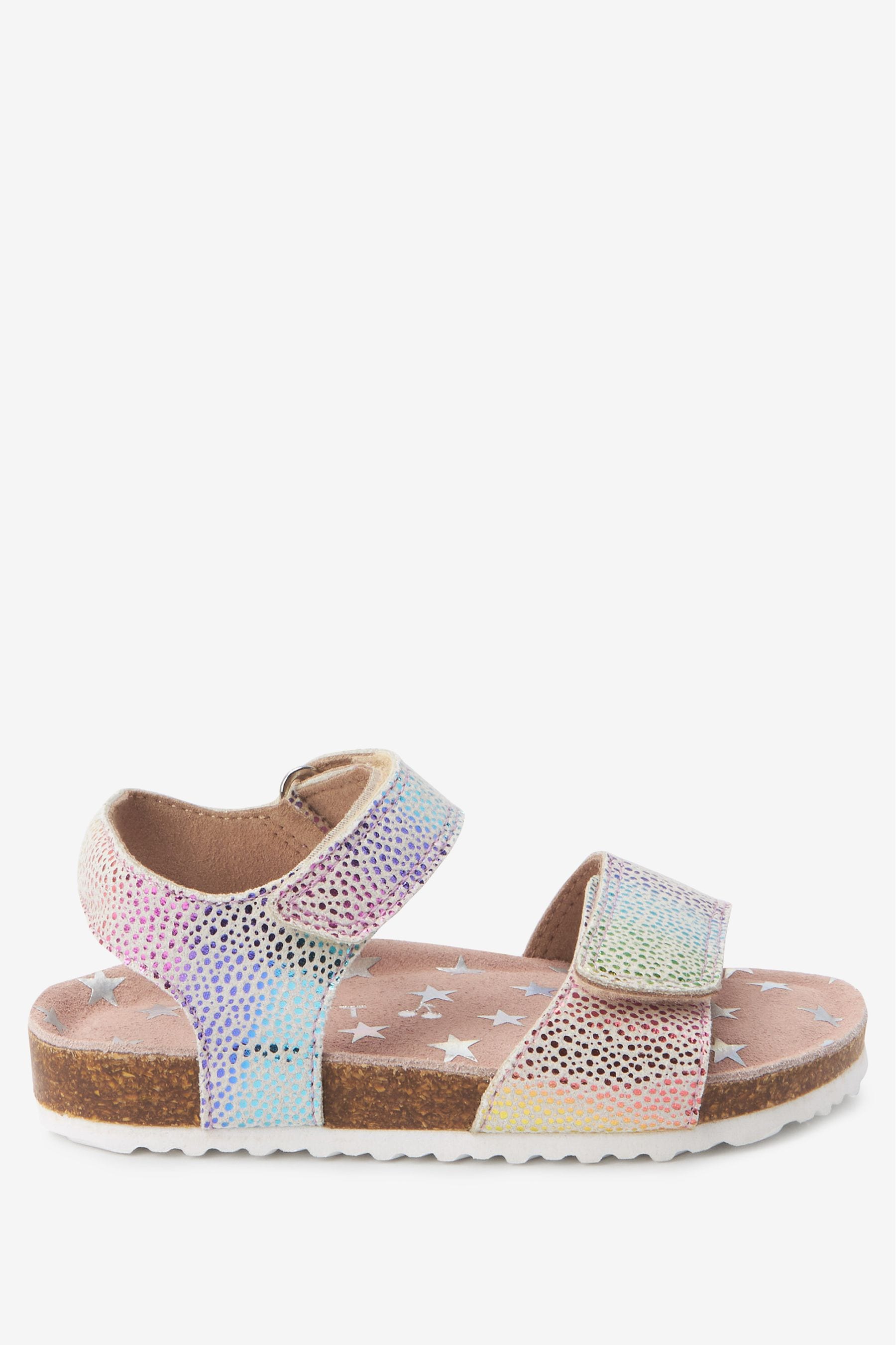 Pink Rainbow Corkbed Sandals