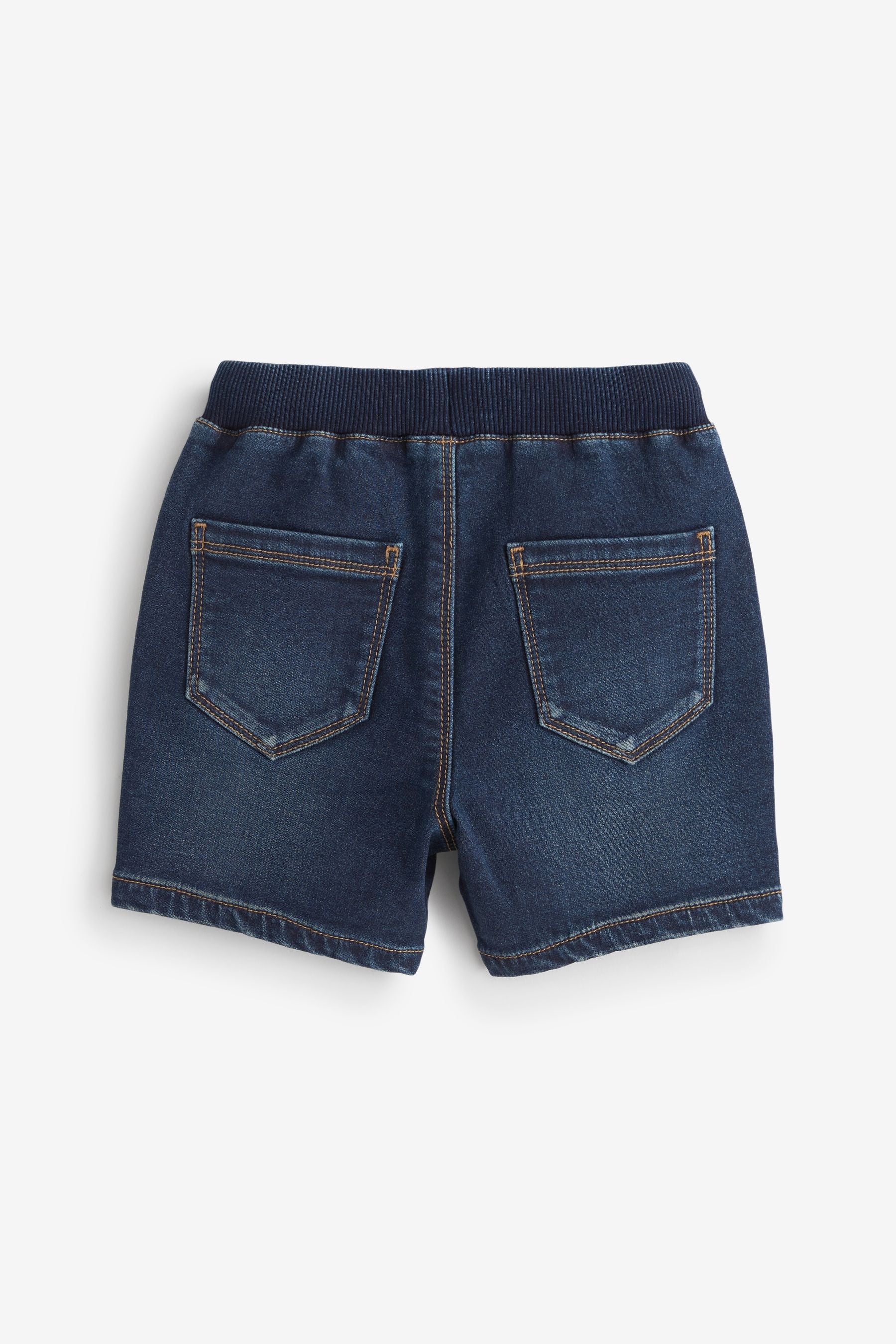 Blue Jersey Denim Shorts 2 Pack (3mths-7yrs)