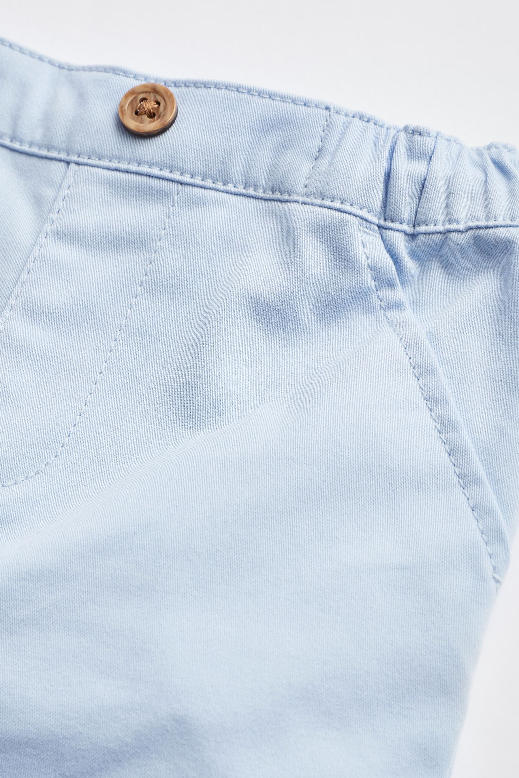 Pale Blue Woven Baby Chinos