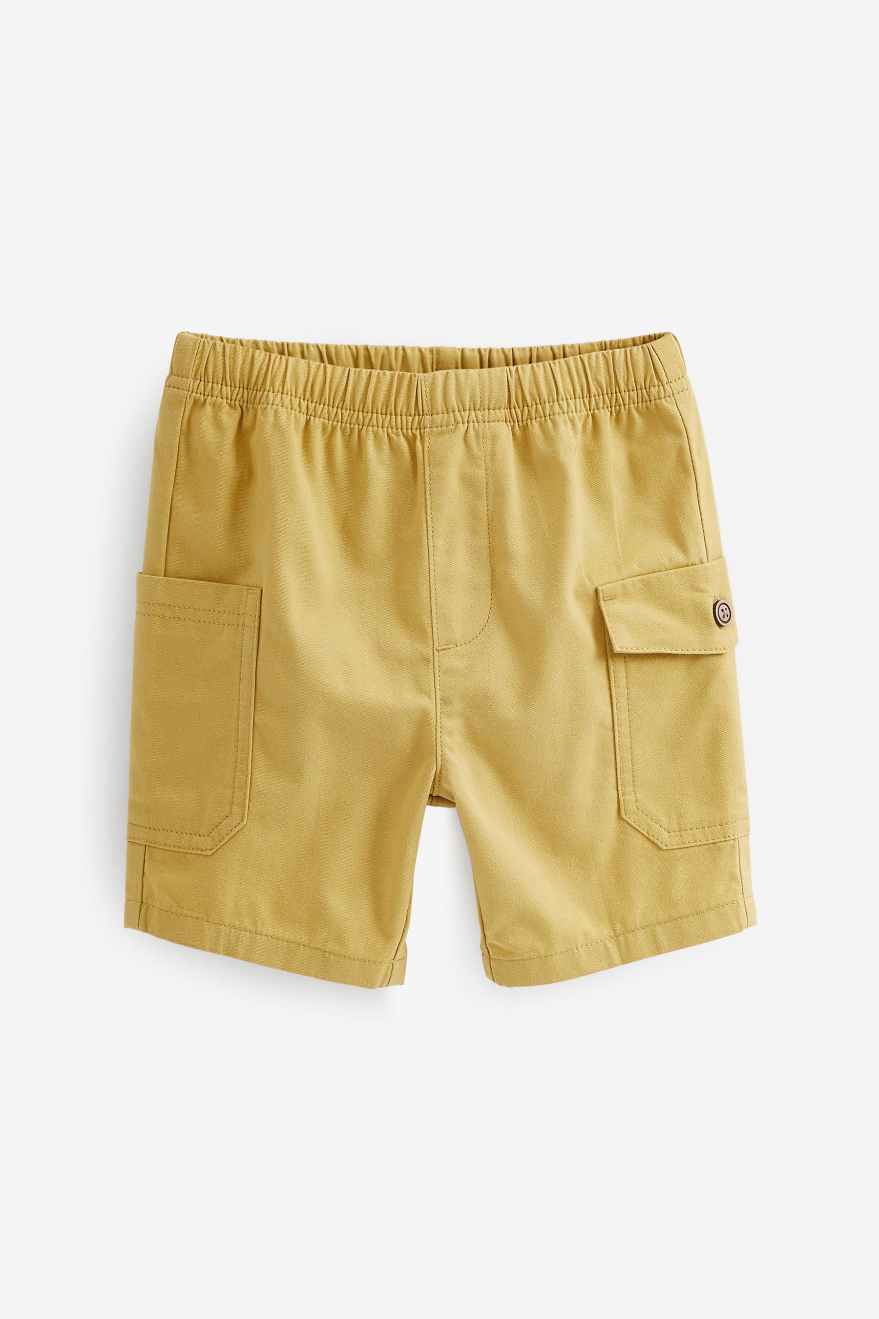 Ochre Yellow Utility Shorts (3mths-7yrs)