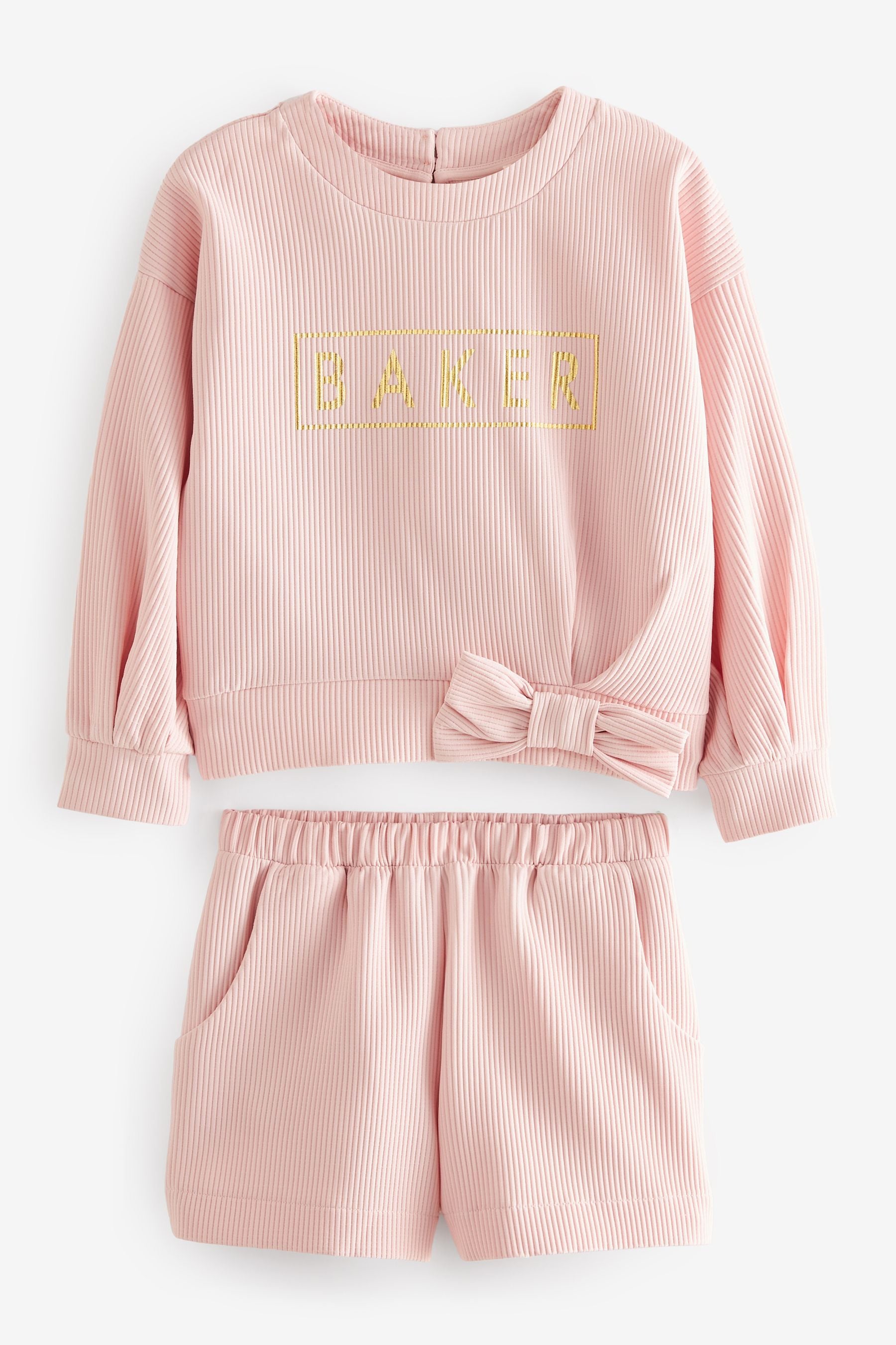 Pink Baker by Ted Baker Pink Top and Short Set