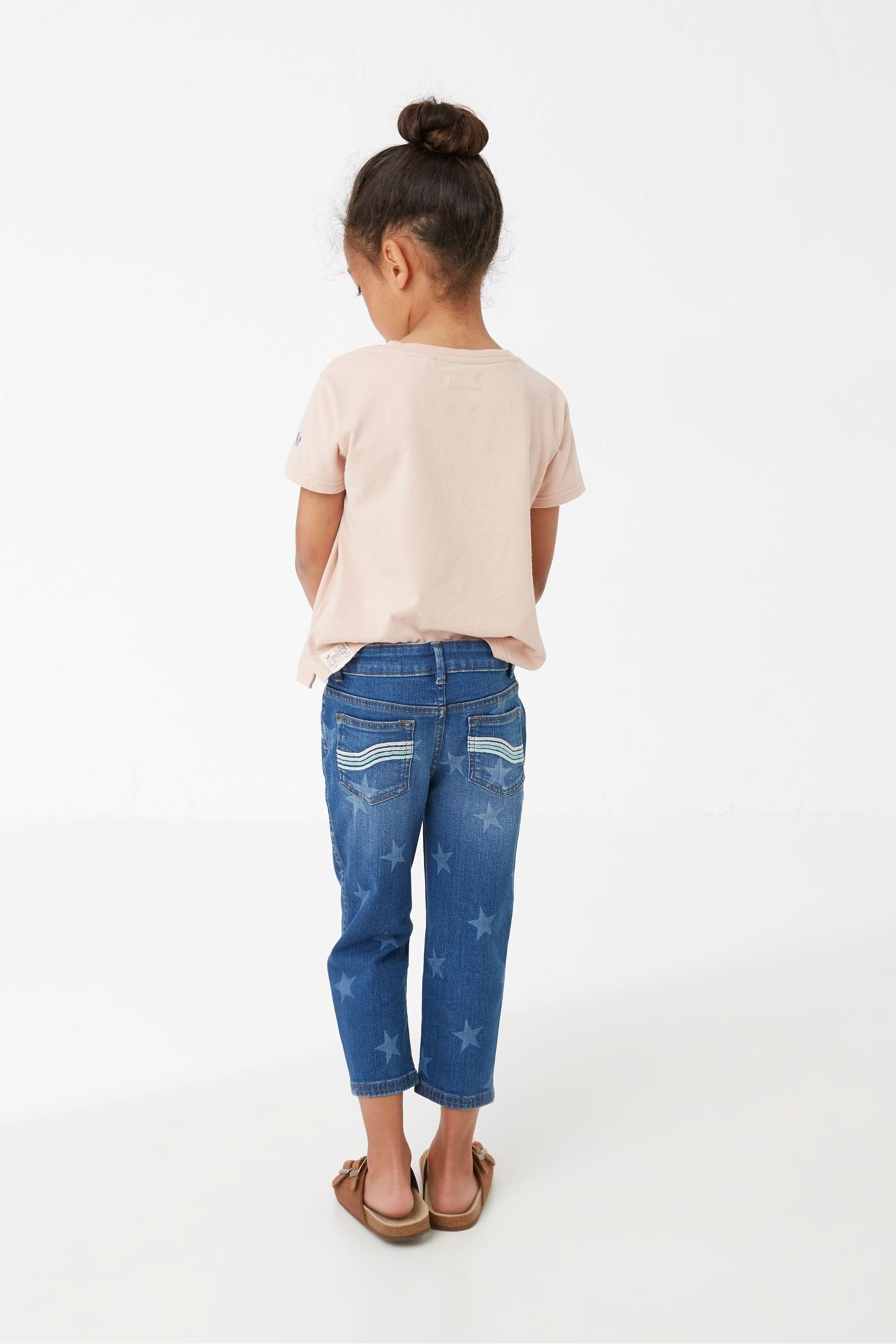 Blue FatFace Blue Star Denim Crop Jeans