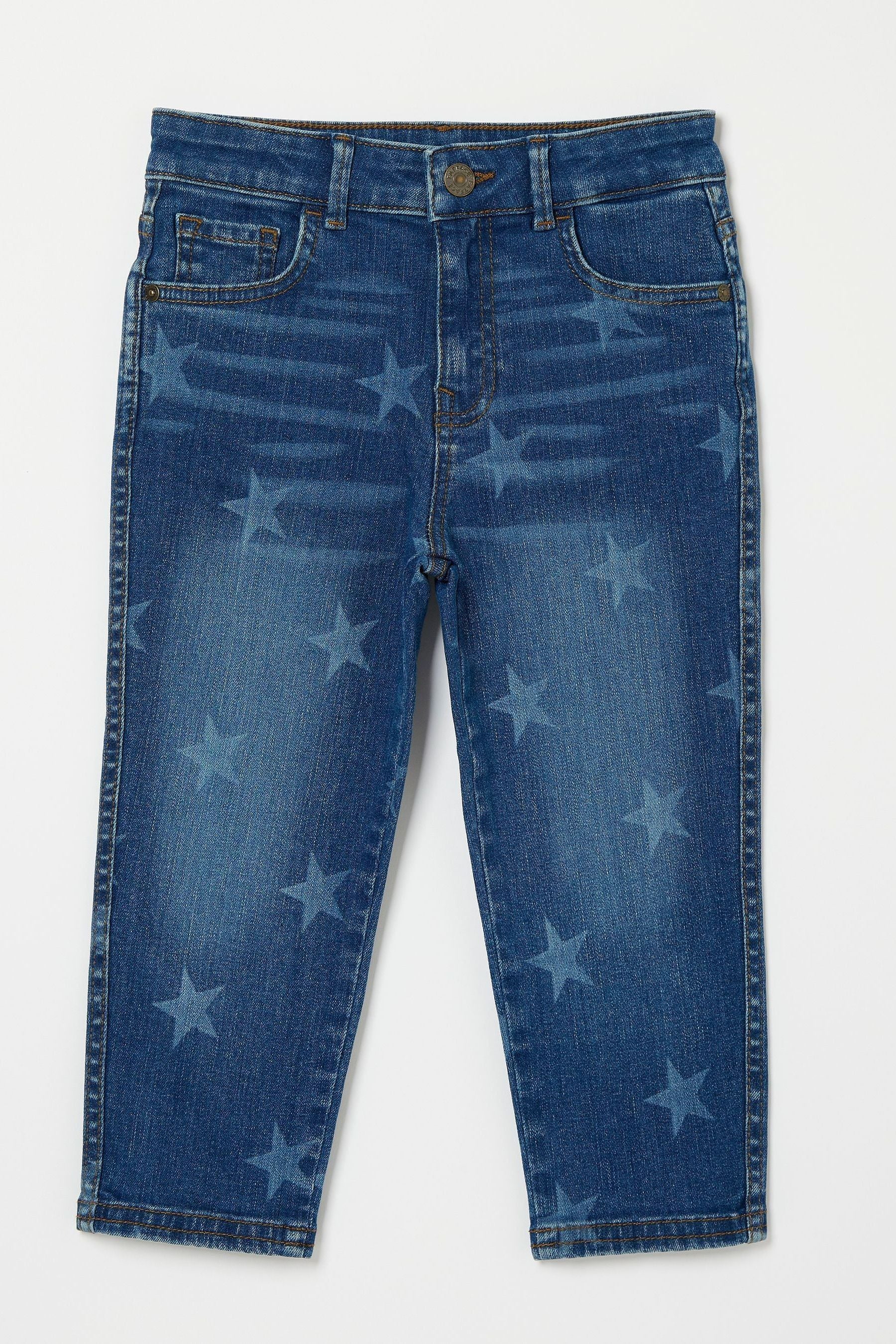 Blue FatFace Blue Star Denim Crop Jeans