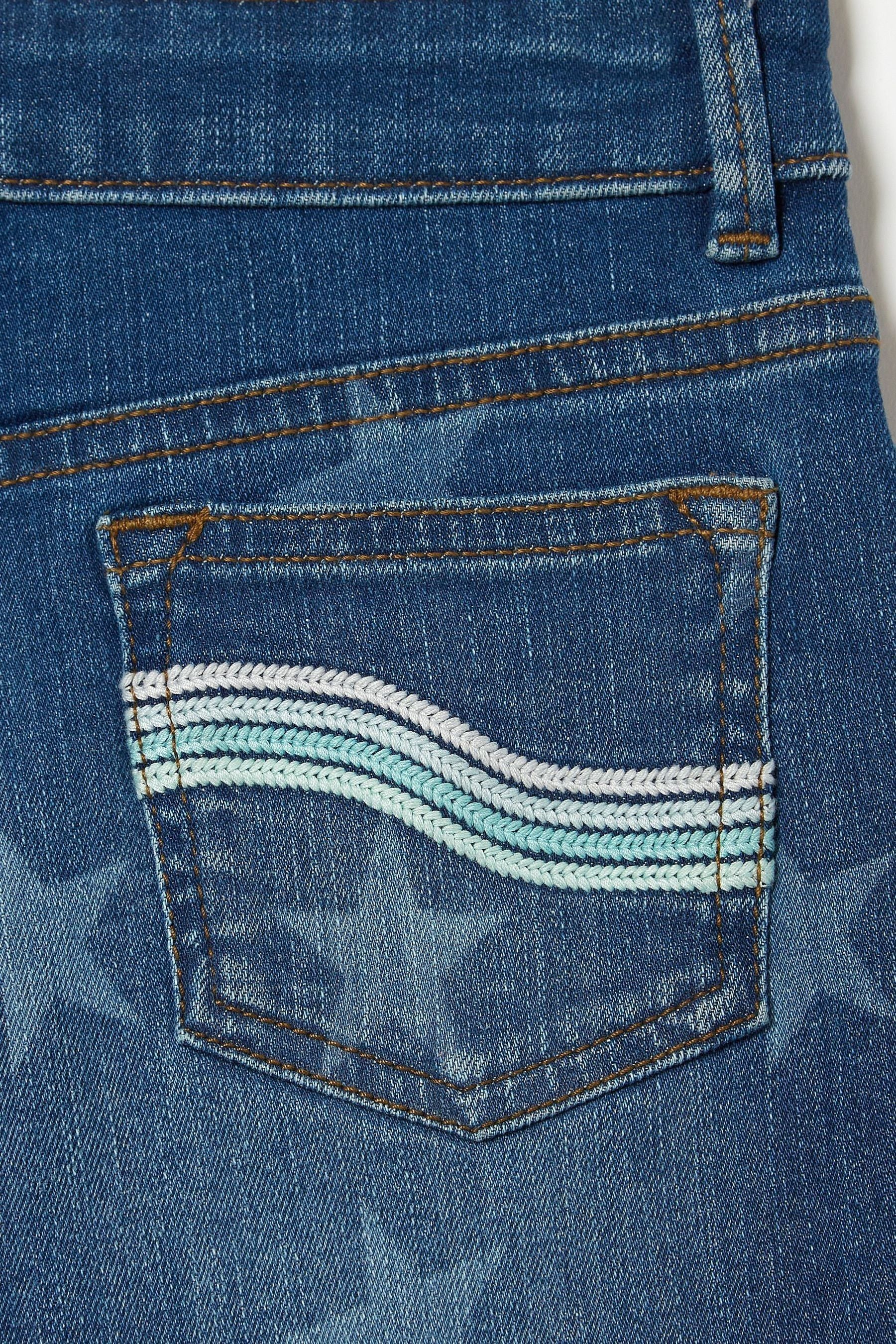 Blue FatFace Blue Star Denim Crop Jeans