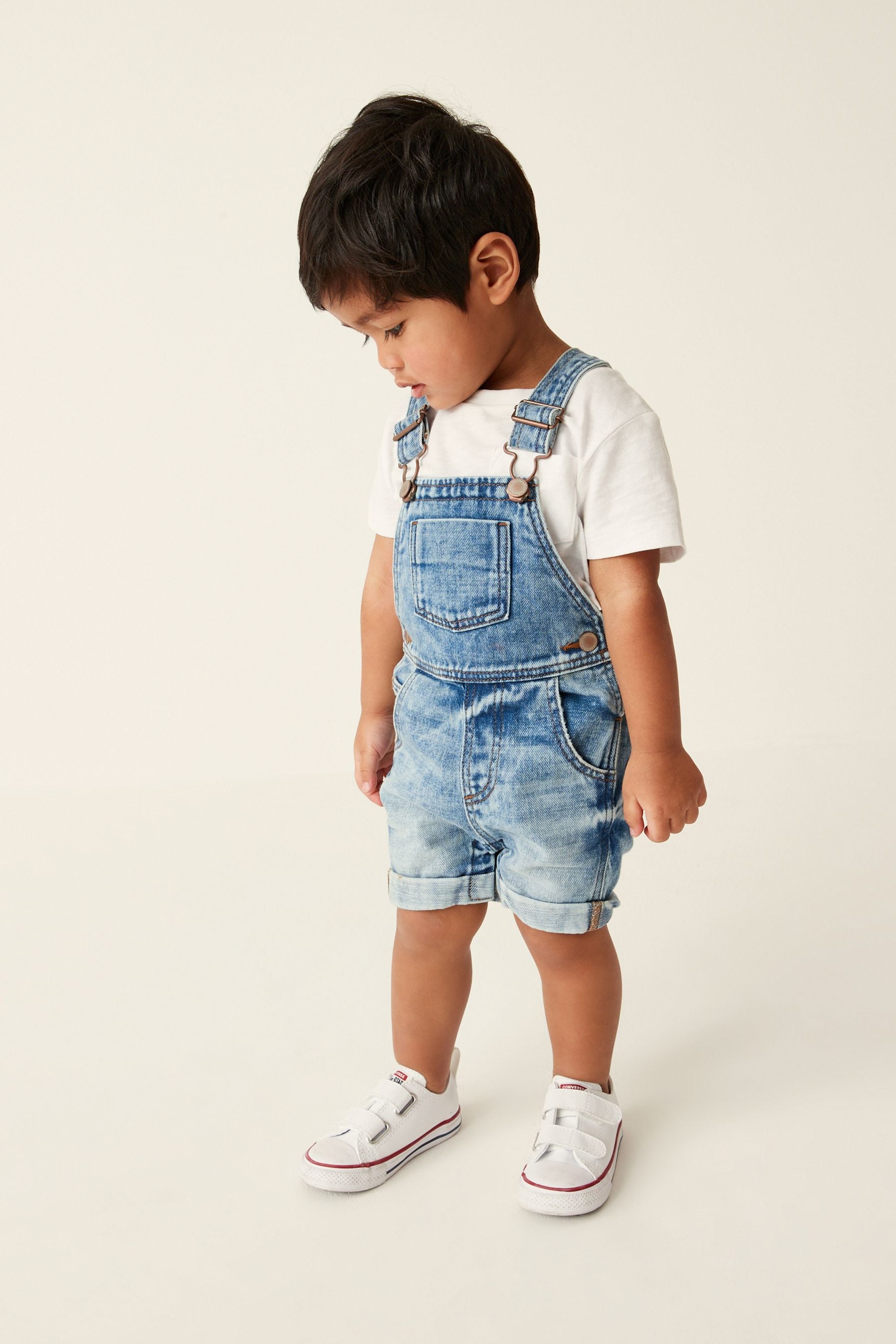 Light Blue Denim Dungarees (3mths-7yrs)