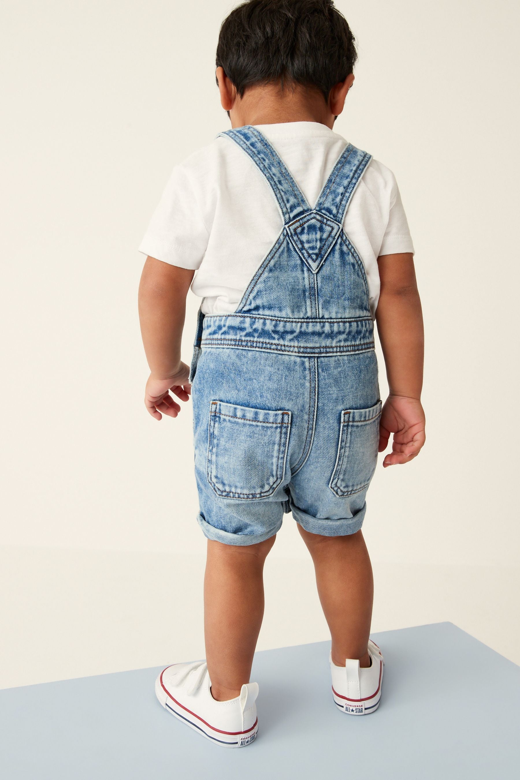 Light Blue Denim Dungarees (3mths-7yrs)