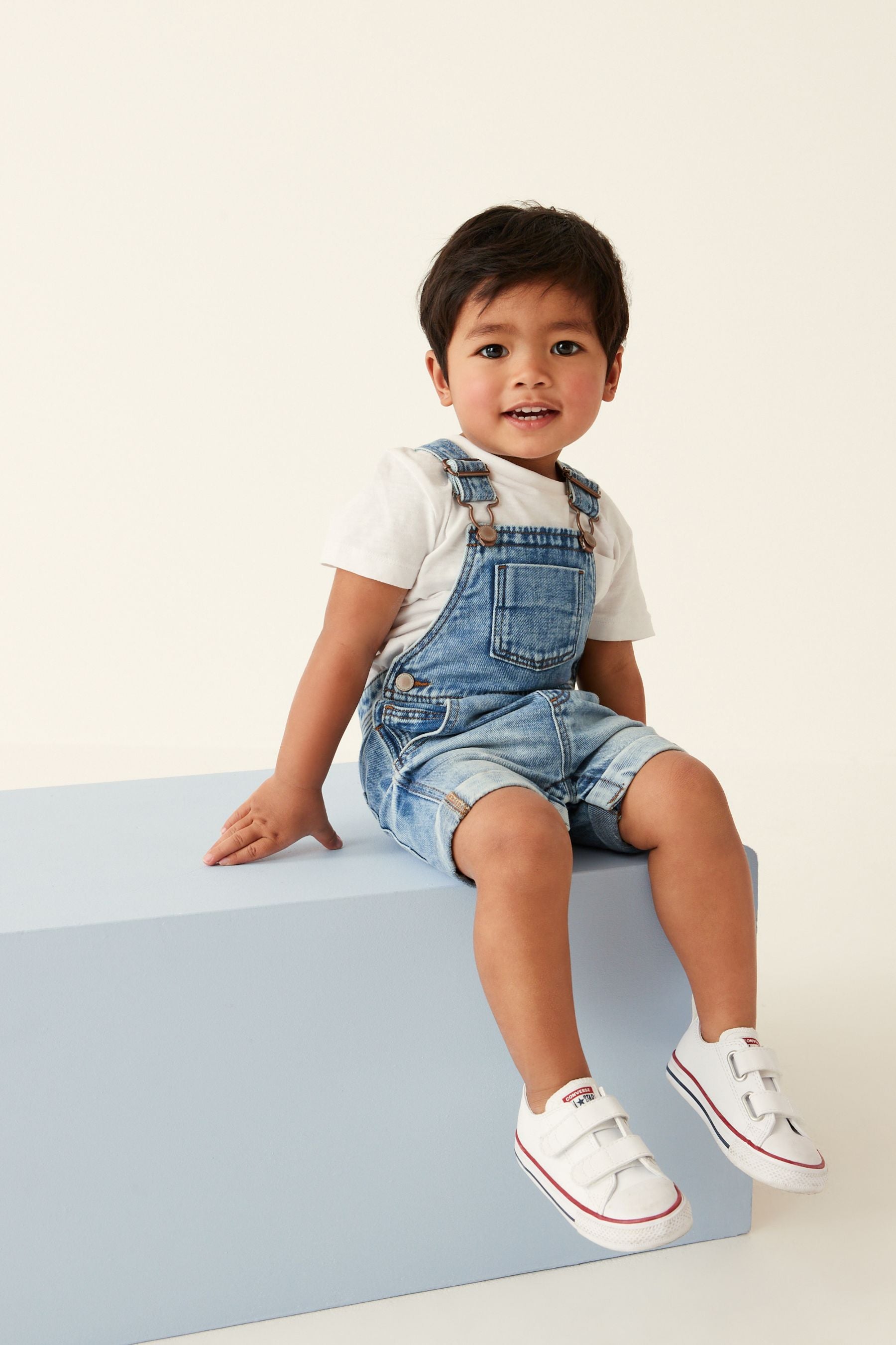 Light Blue Denim Dungarees (3mths-7yrs)