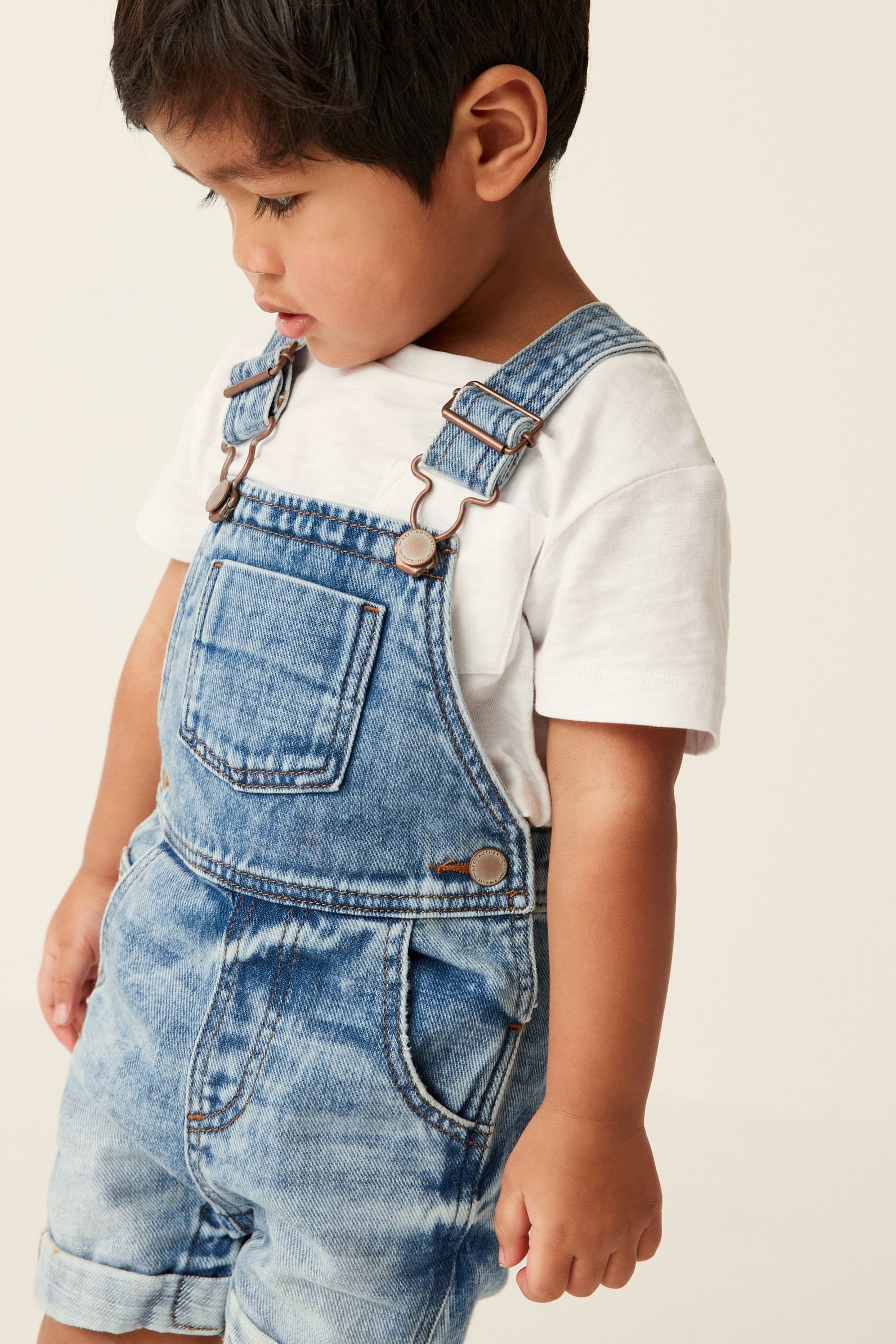 Light Blue Denim Dungarees (3mths-7yrs)