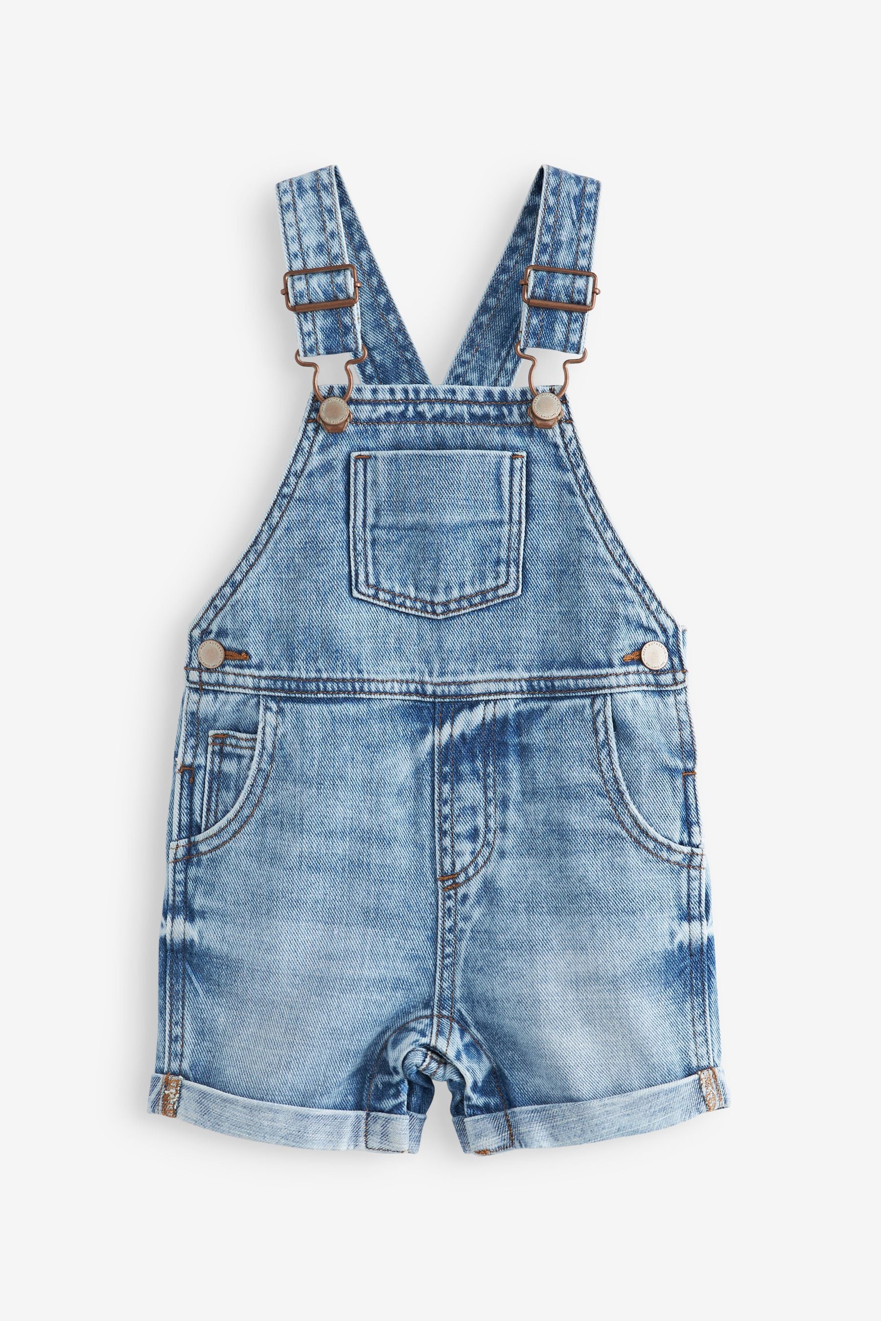 Light Blue Denim Dungarees (3mths-7yrs)