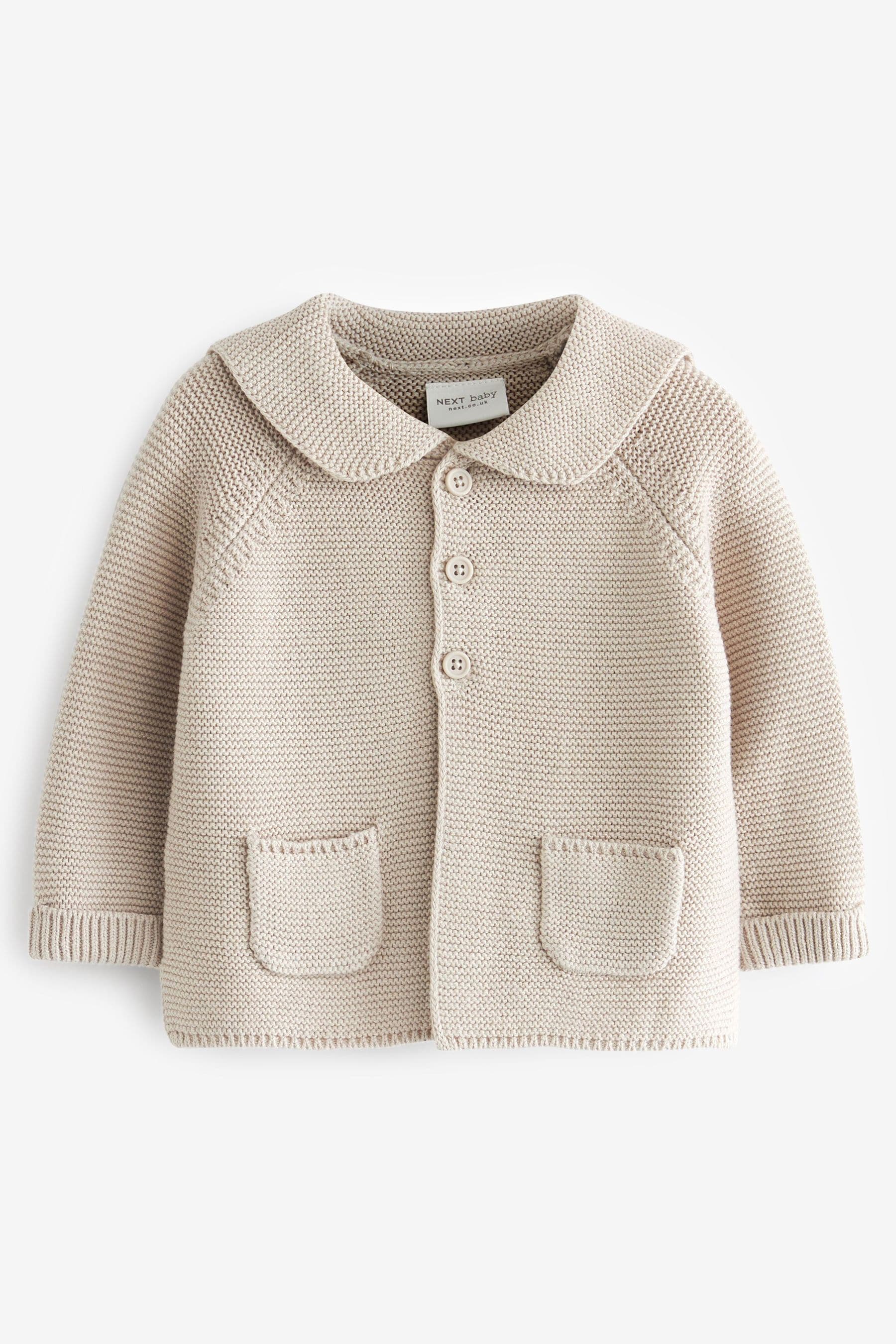 Stone Collared Cardigan (0mths-2yrs)