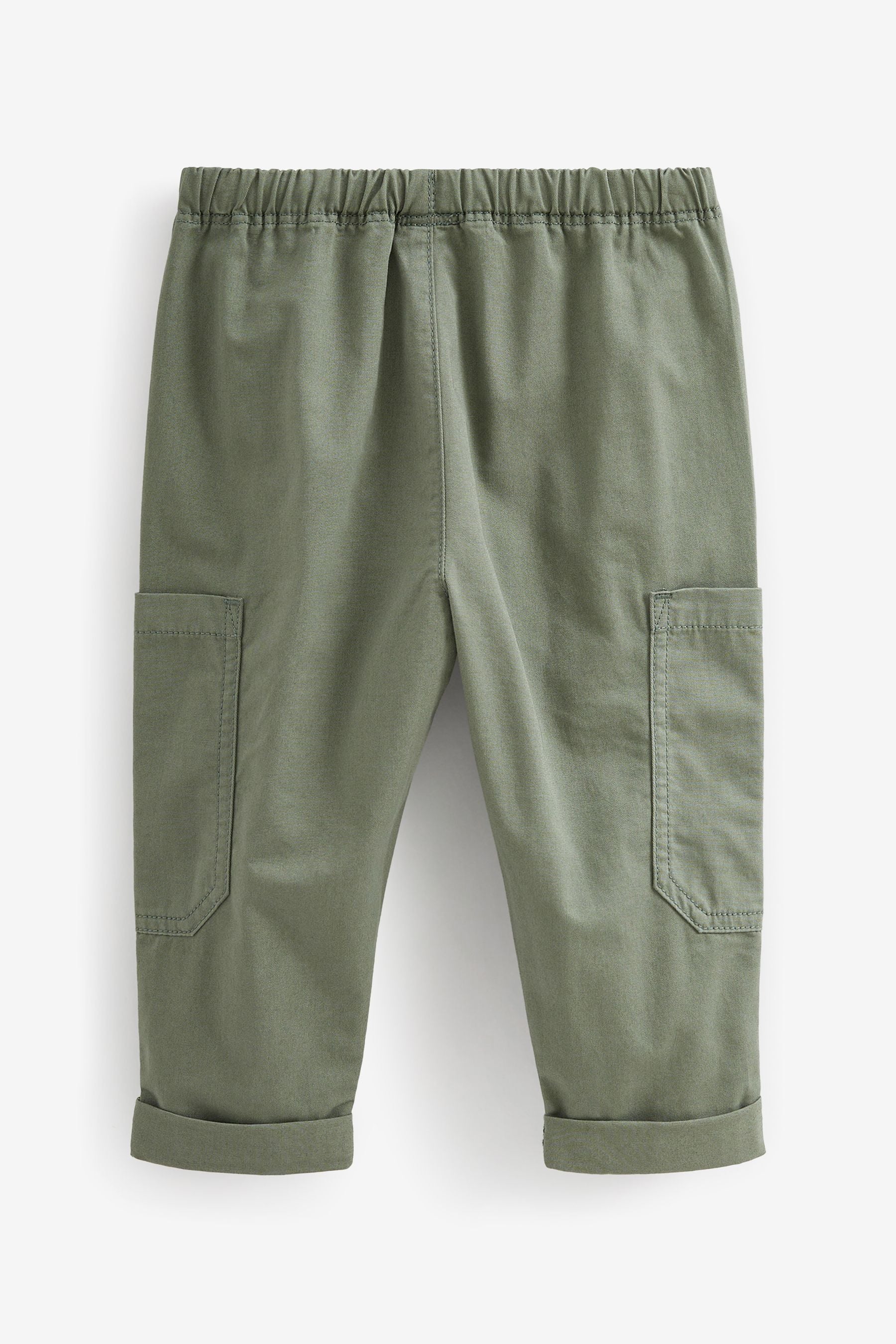 Sage Green Side Pocket Pull-On Trousers (3mths-7yrs)