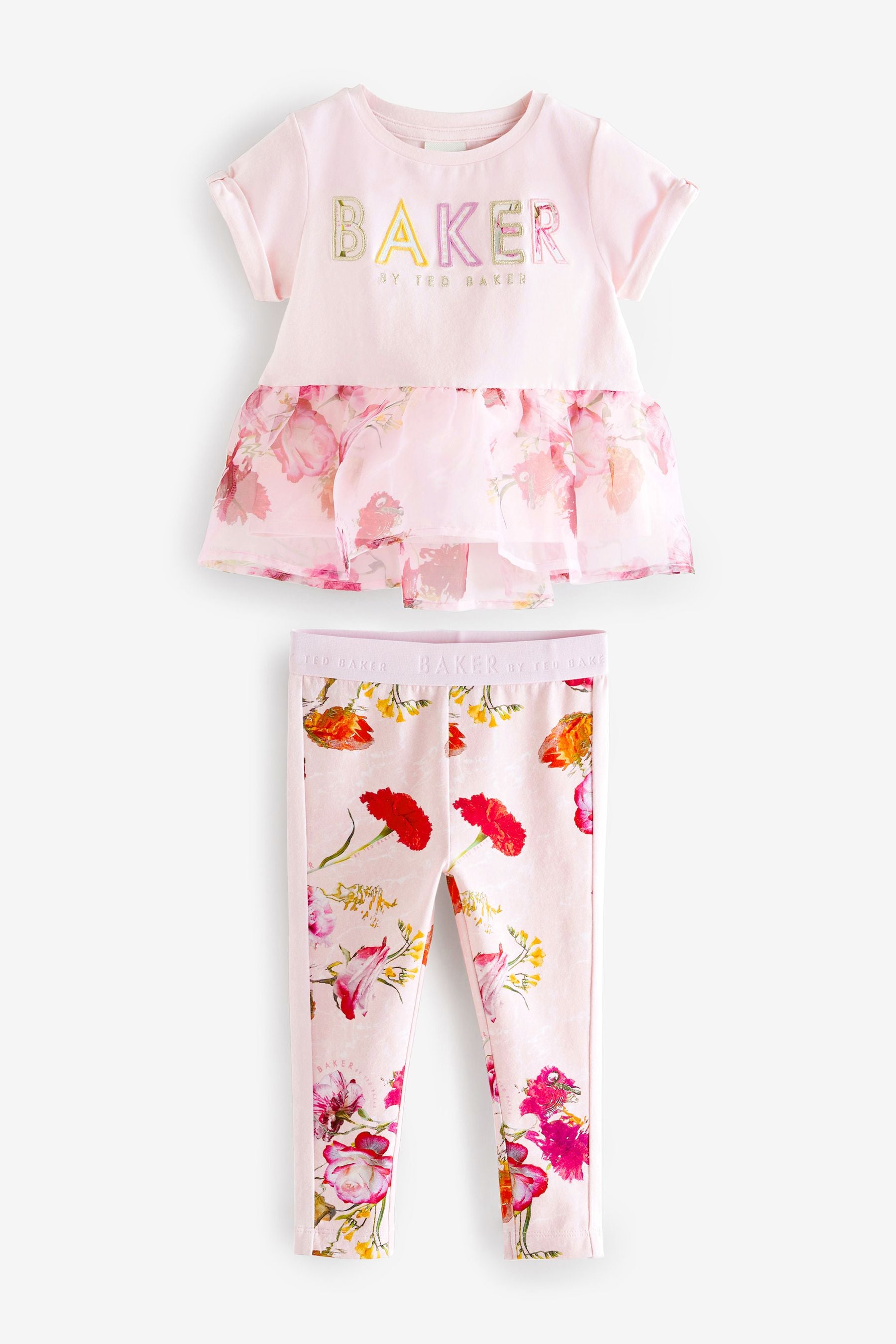 Pink Baker by Ted Baker Pink Organza Hem Set