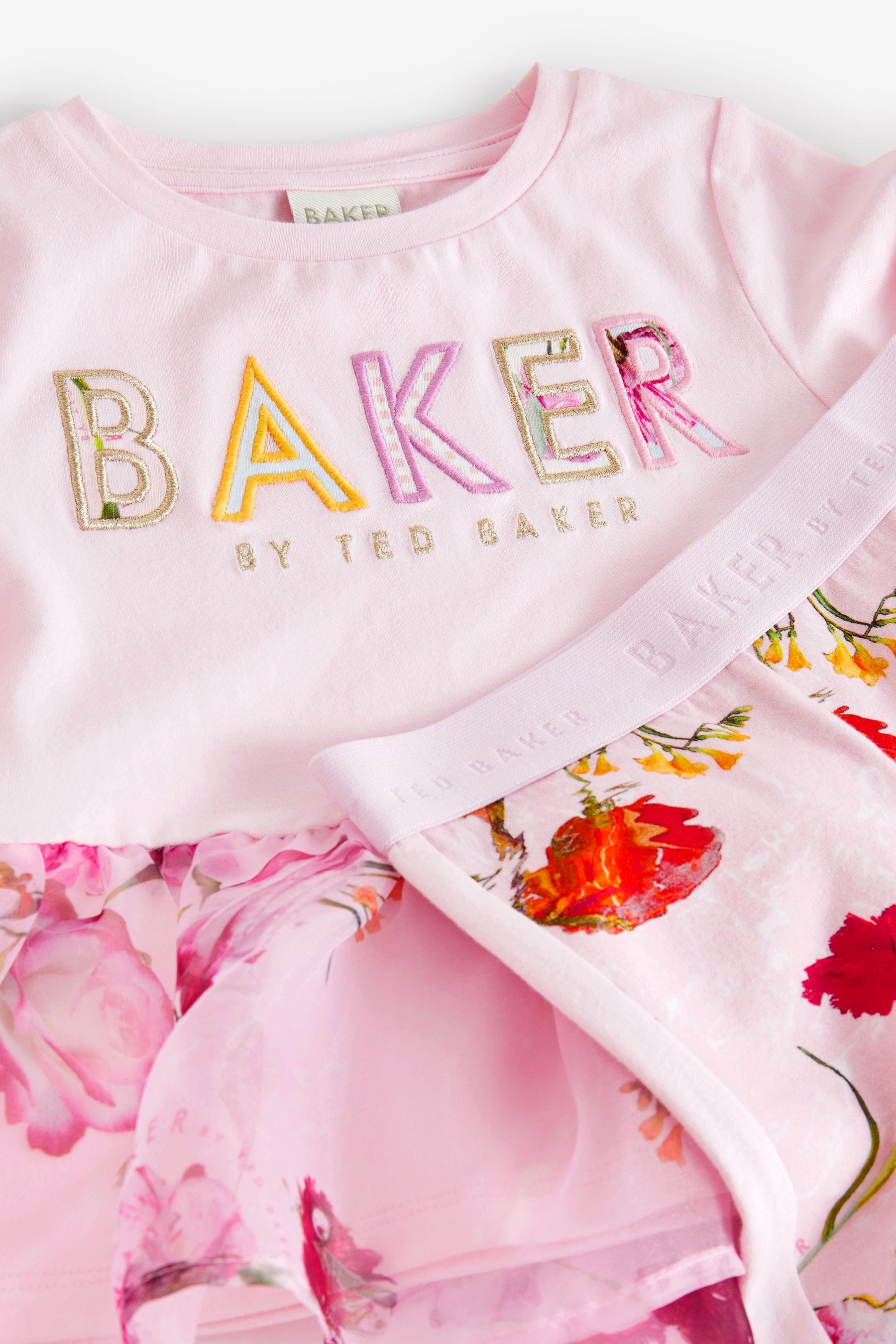 Pink Baker by Ted Baker Pink Organza Hem Set