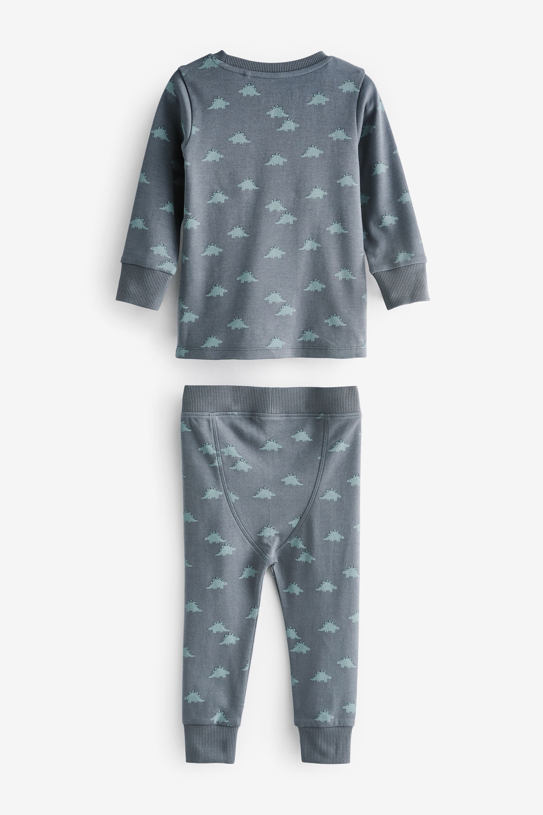 Blue Dino All Over Print Snuggle Pyjamas (9mths-8yrs)