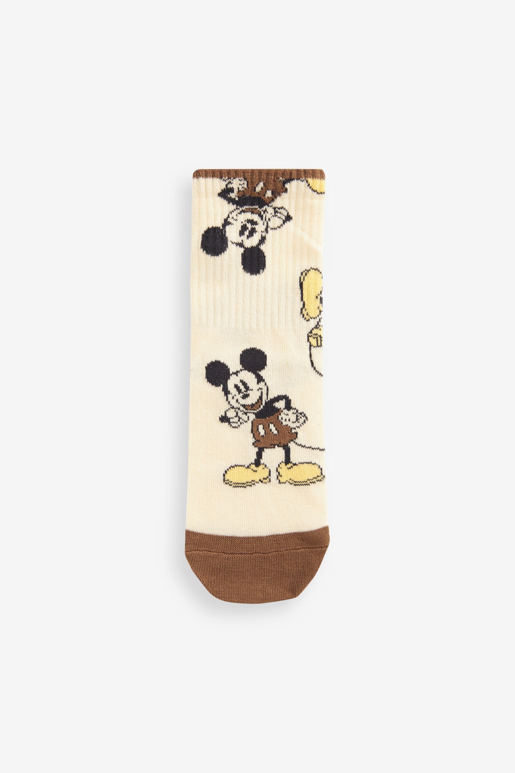 Mickey Mouse Cotton Rich Socks 3 Packs