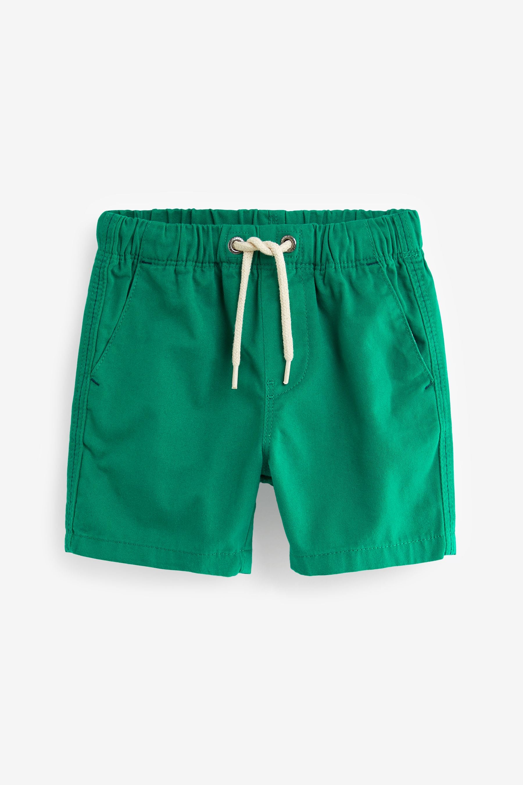 Green/Ochre Yellow Pull-On Shorts 2 Pack (3mths-7yrs)