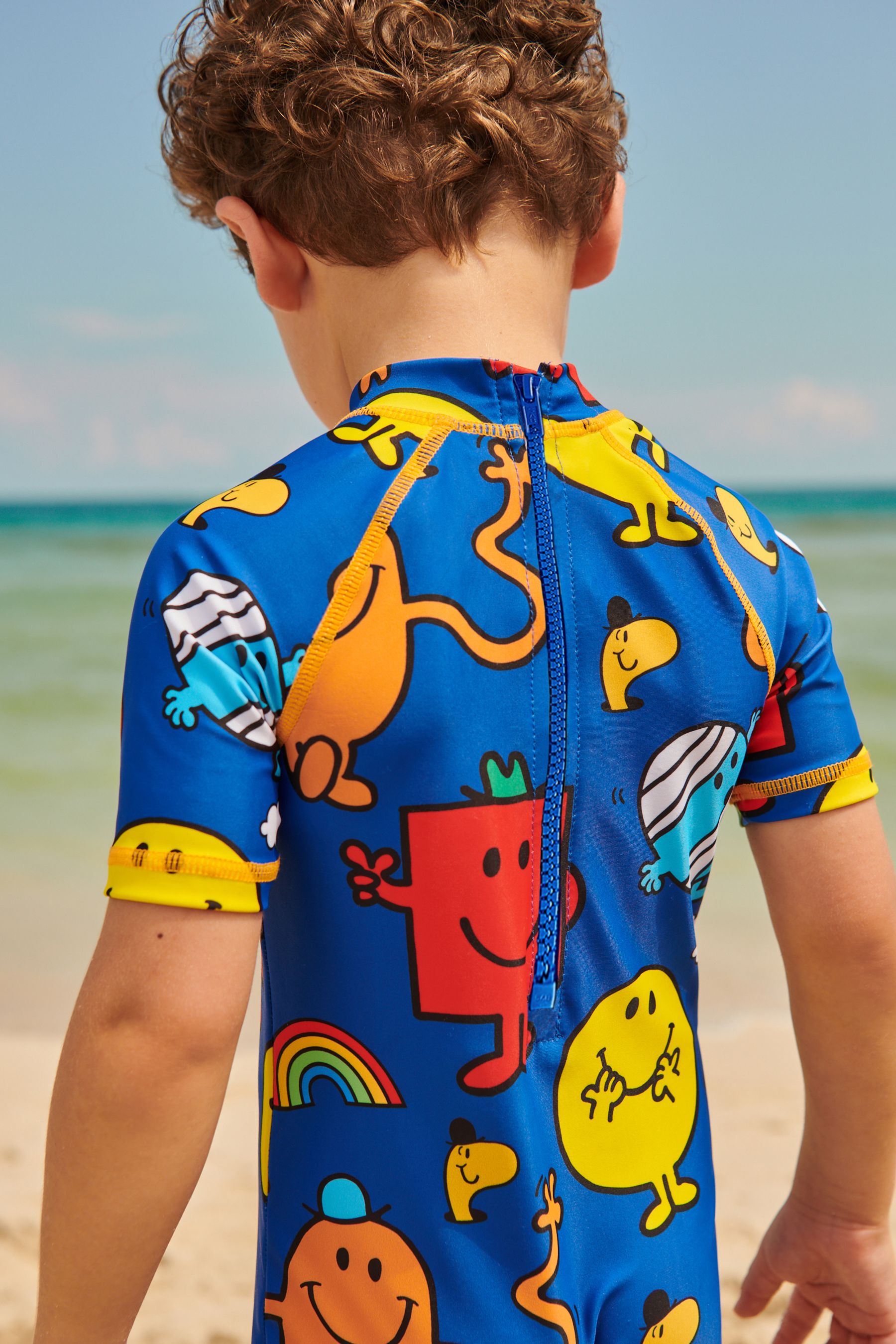 Mr. Men Blue Sunsafe Swimsuit (3mths-8yrs)