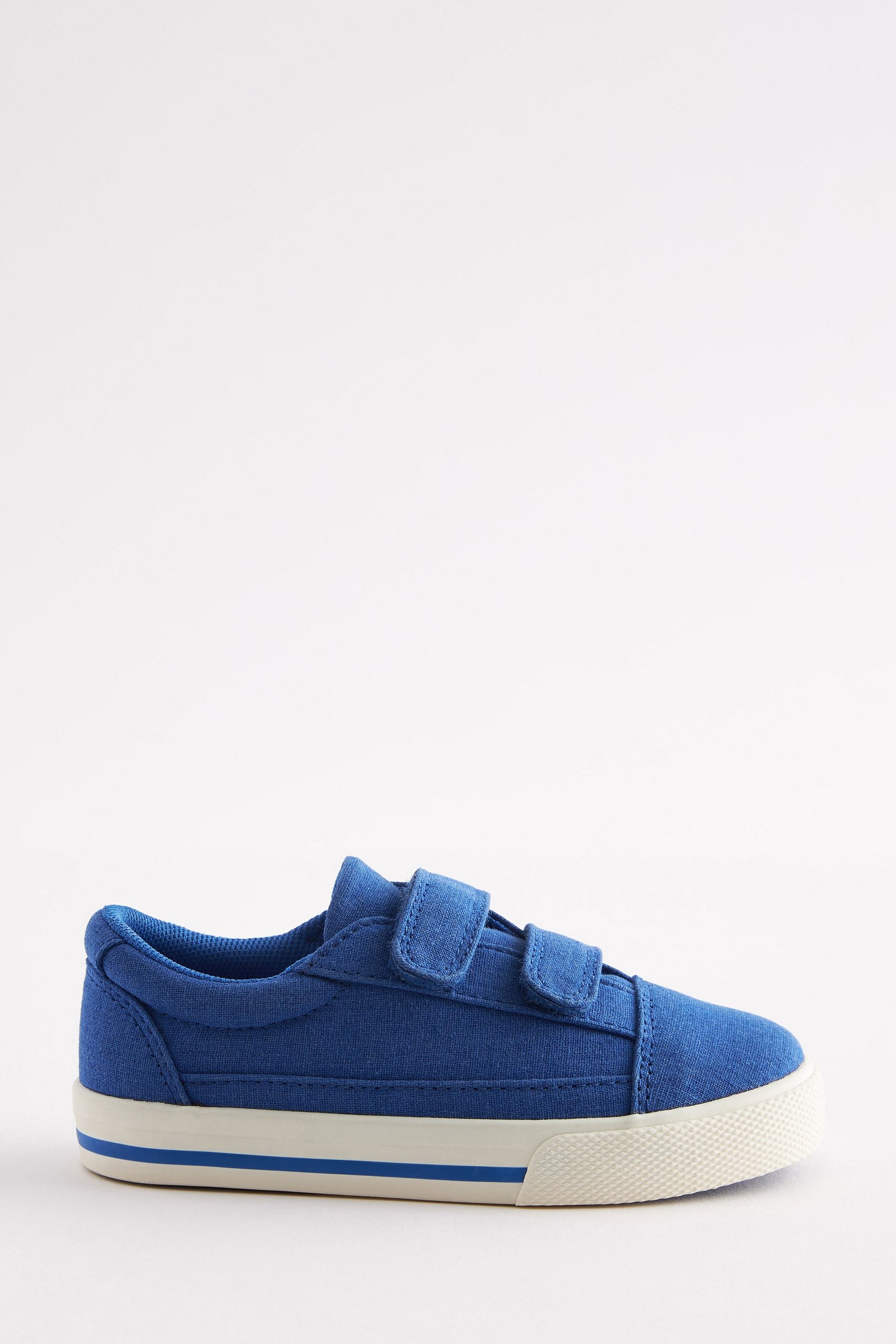 Cobalt Blue Strap Touch Fastening Shoes