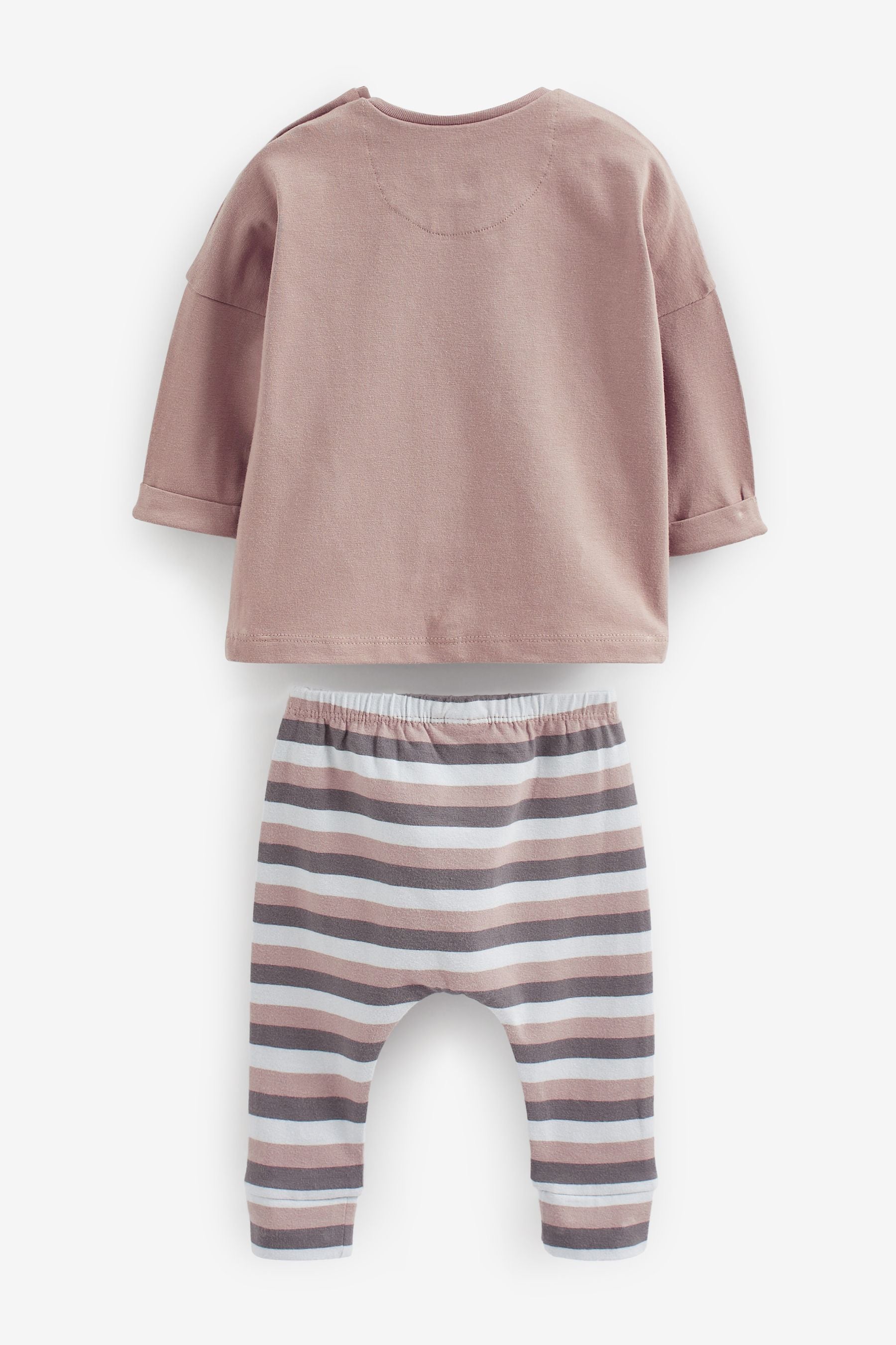 Grey Dinosaur Baby T-Shirt And Leggings 2 Piece Set