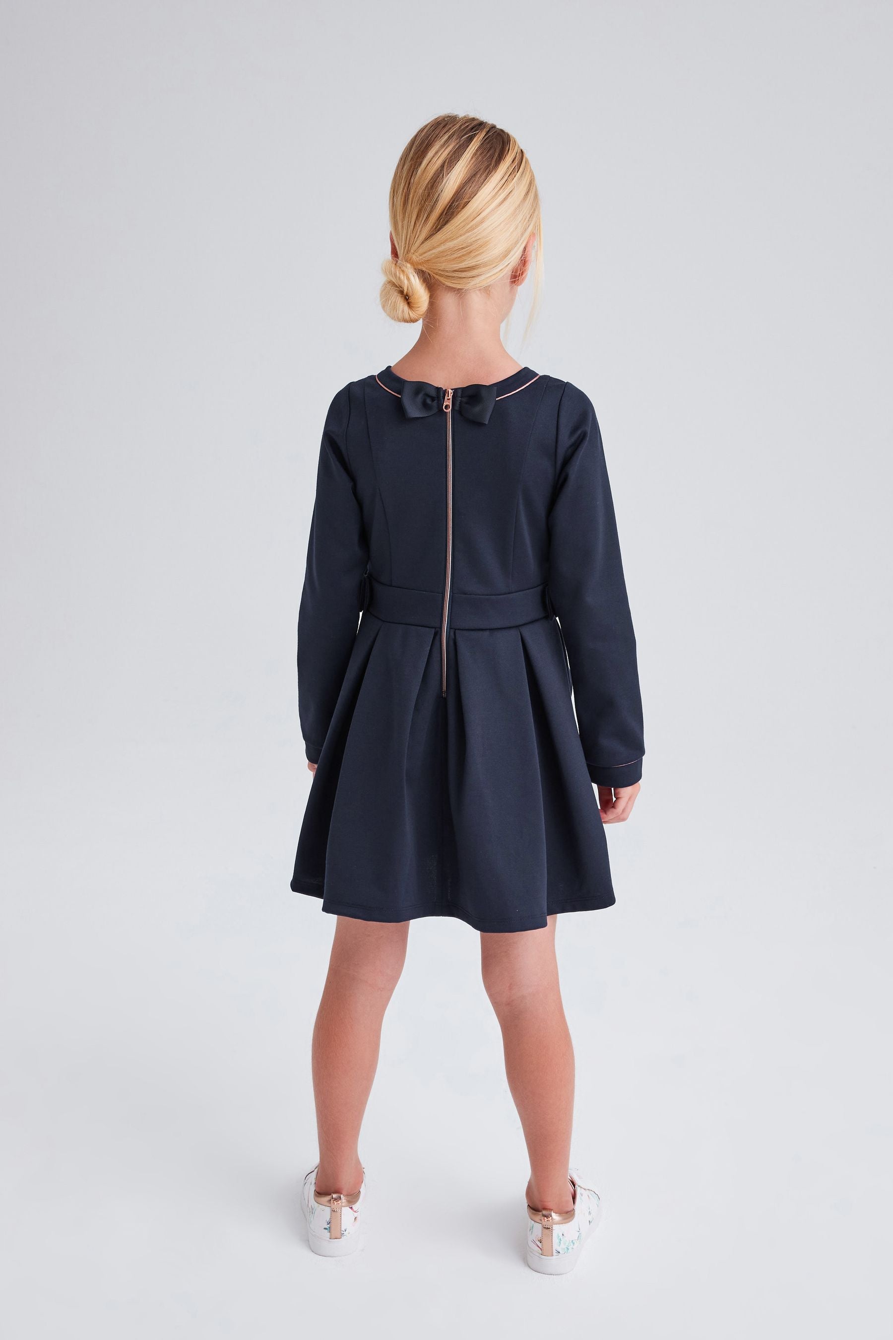 Navy Baker by Ted Baker Bow Ponte Dress