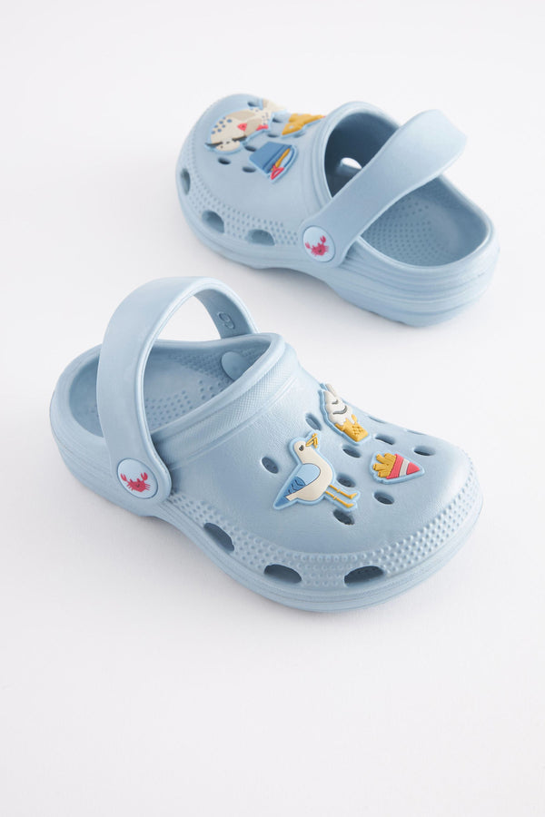 Blue Seaside Clogs