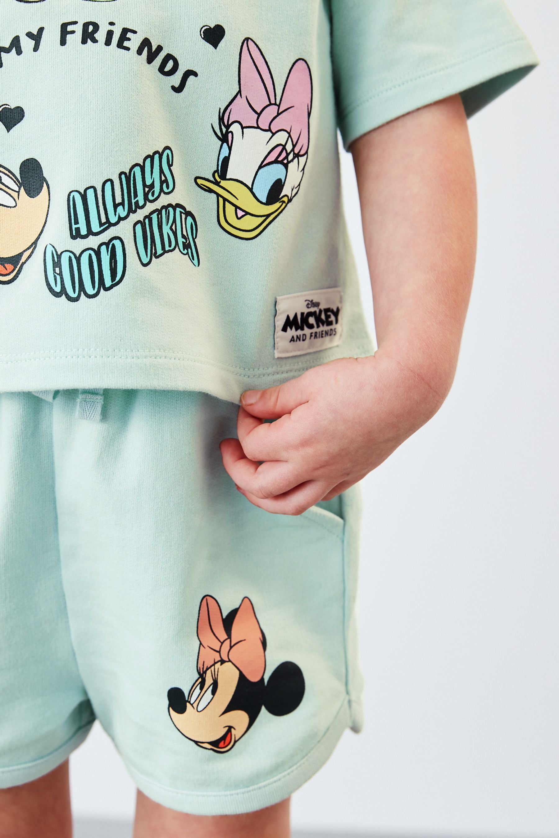 Blue Mickey & Friends Disney Short Co-ord (3mths-7yrs)