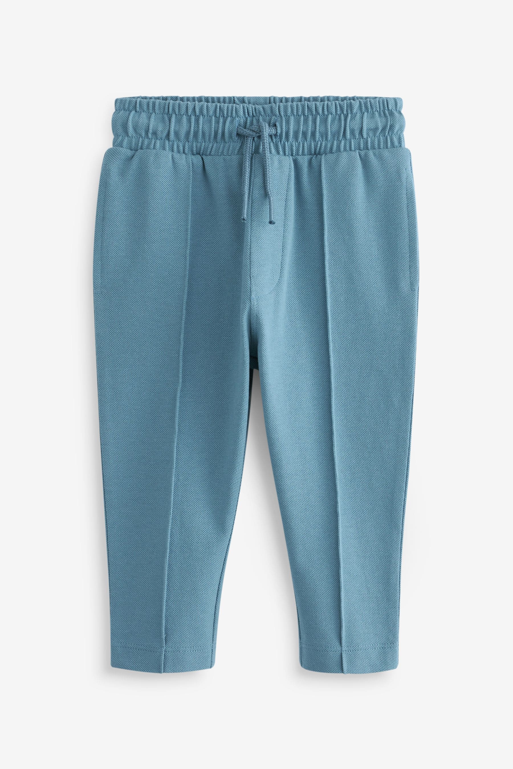 Blue Pique Pintuck Joggers (3mths-7yrs)