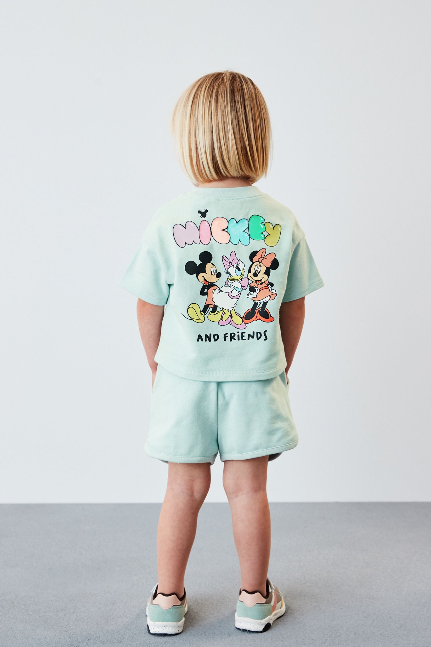 Blue Mickey & Friends Disney Short Co-ord (3mths-7yrs)