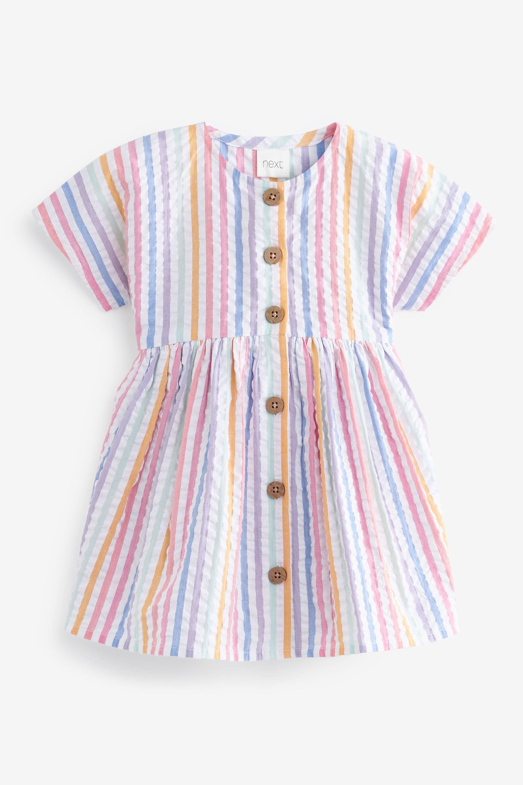 Rainbow Stripe Relaxed Dress (3mths-7yrs)