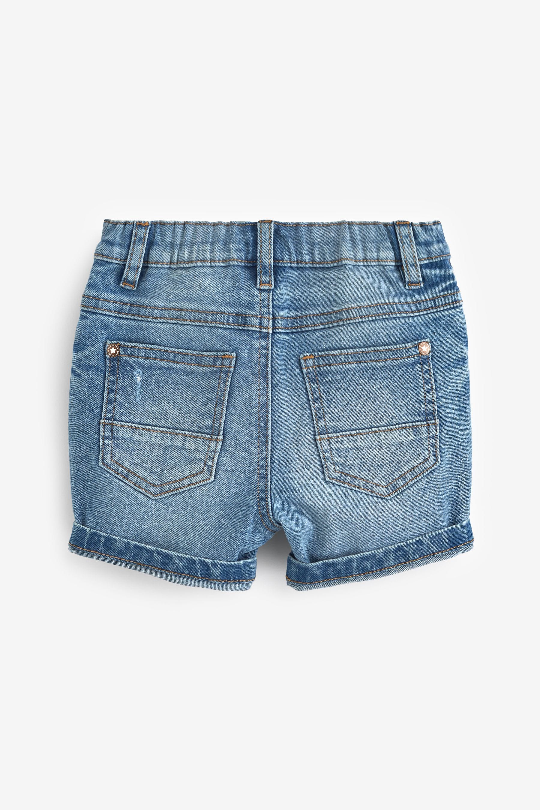 Light Blue Distressed Denim Shorts (3mths-7yrs)