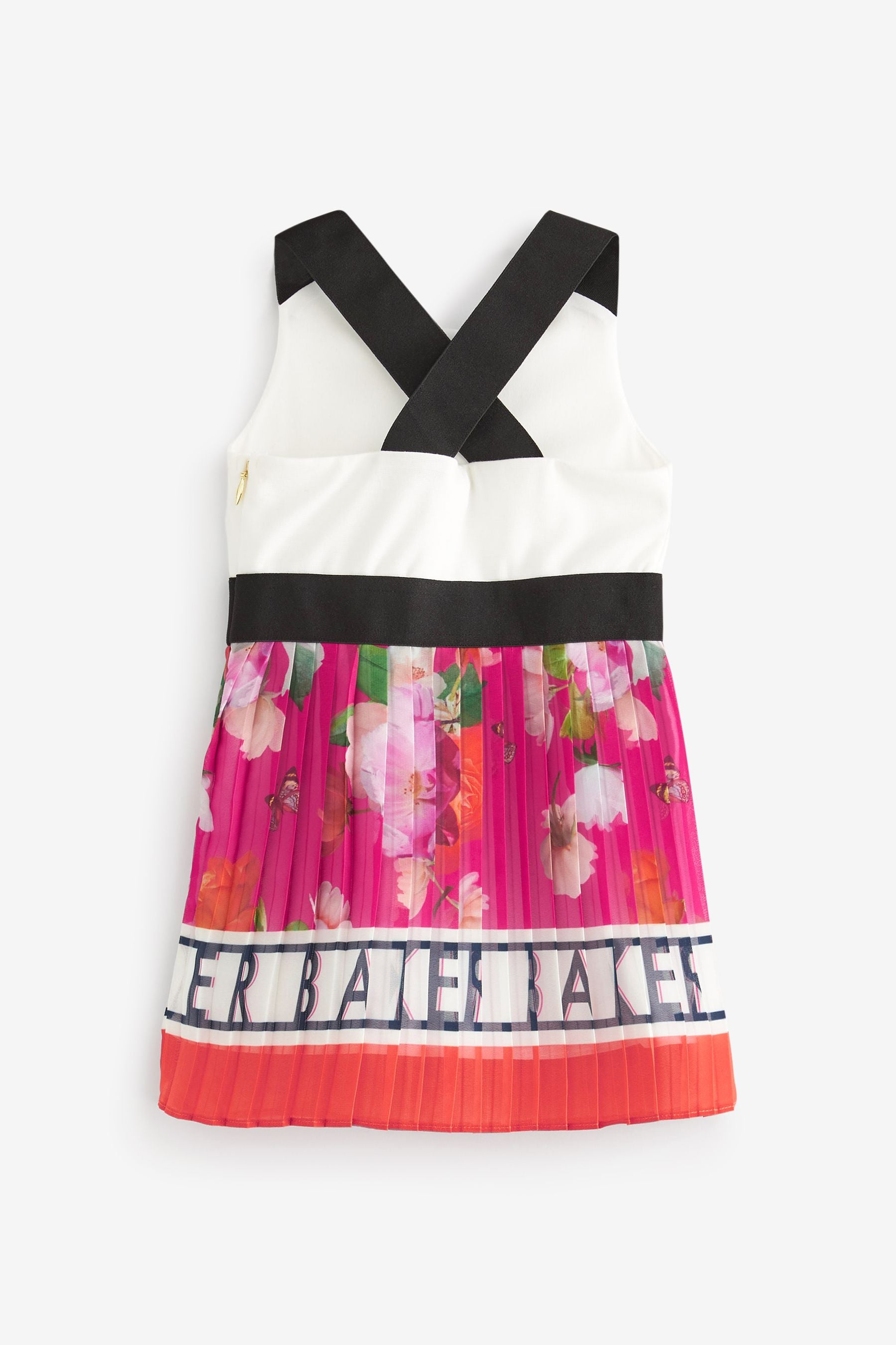 Pink Baker by Ted Baker Pink Pleated Mockable Dress