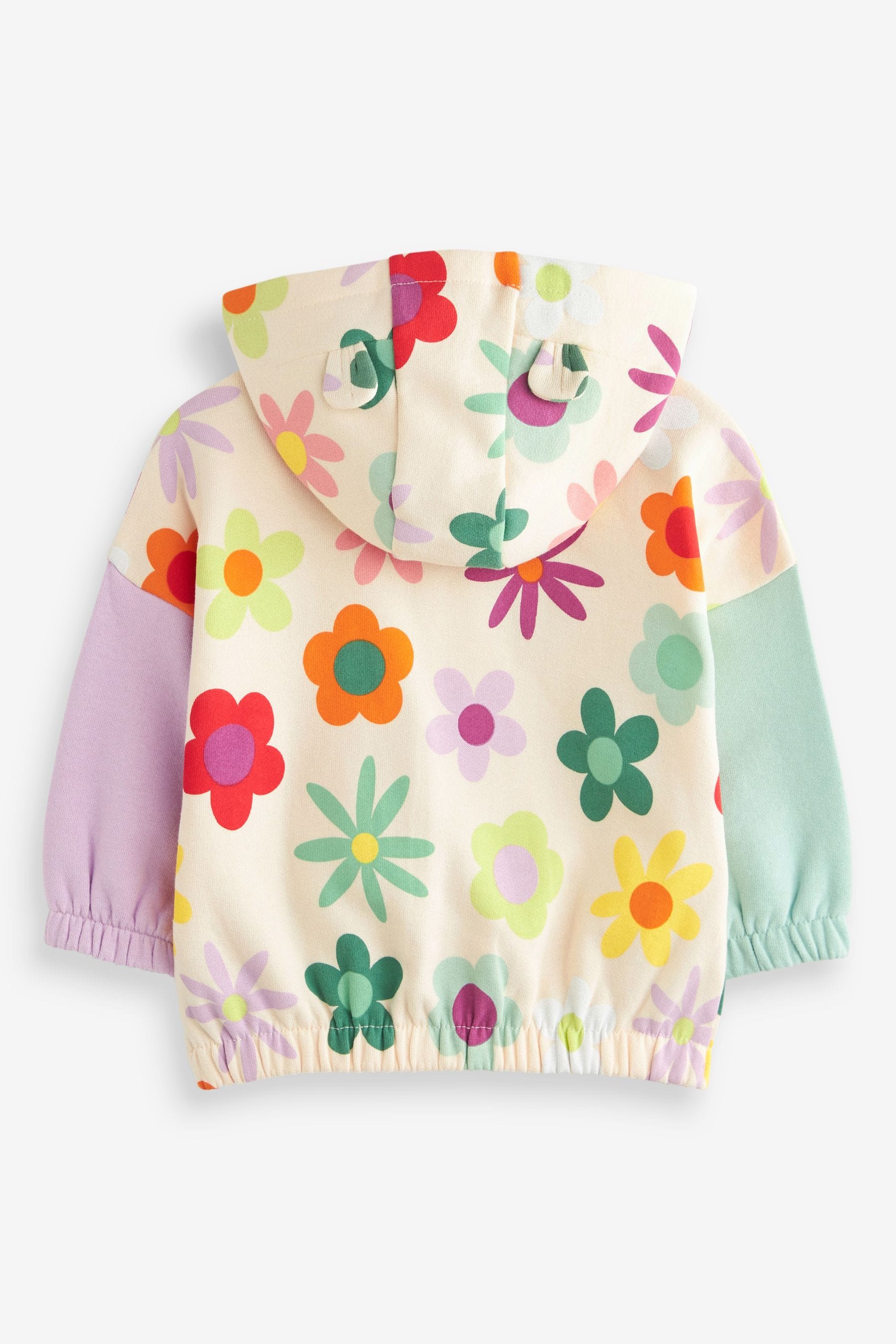 Multicolour Zip Through Hoodie (3mths-7yrs)