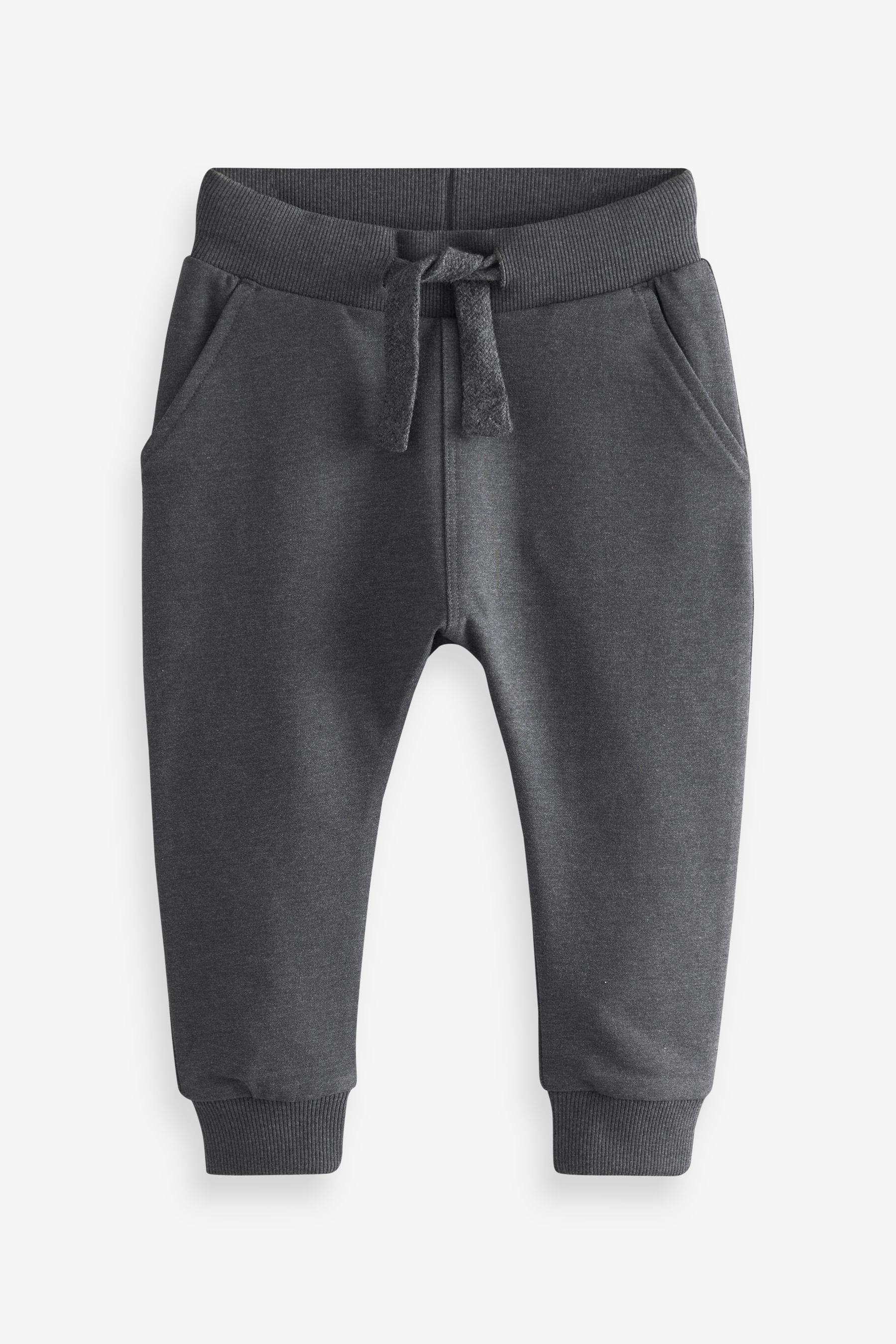 Charcoal Grey Super Skinny Joggers 3 Pack (3mths-7yrs)