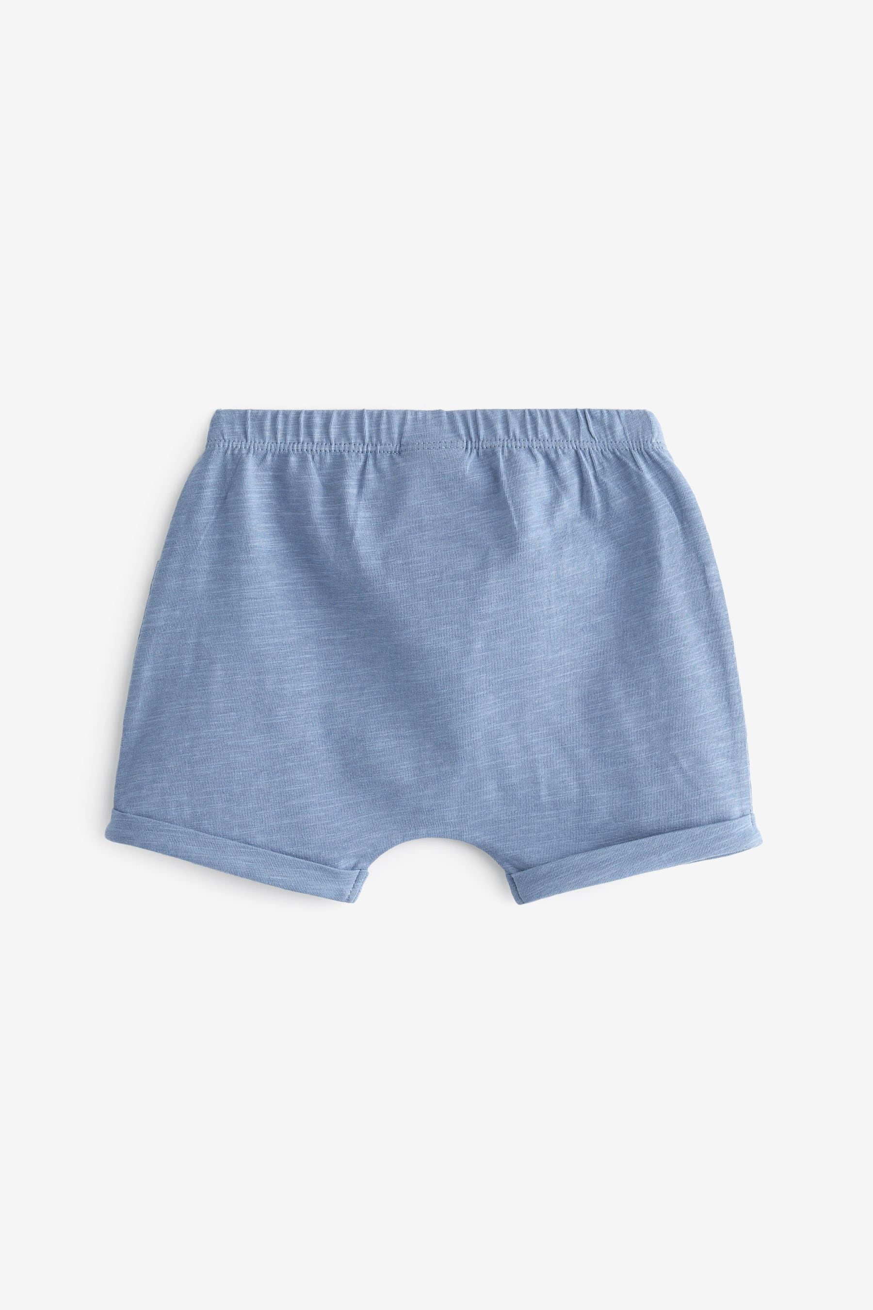 Blue/Stone Baby Jersey Shorts 3 Pack