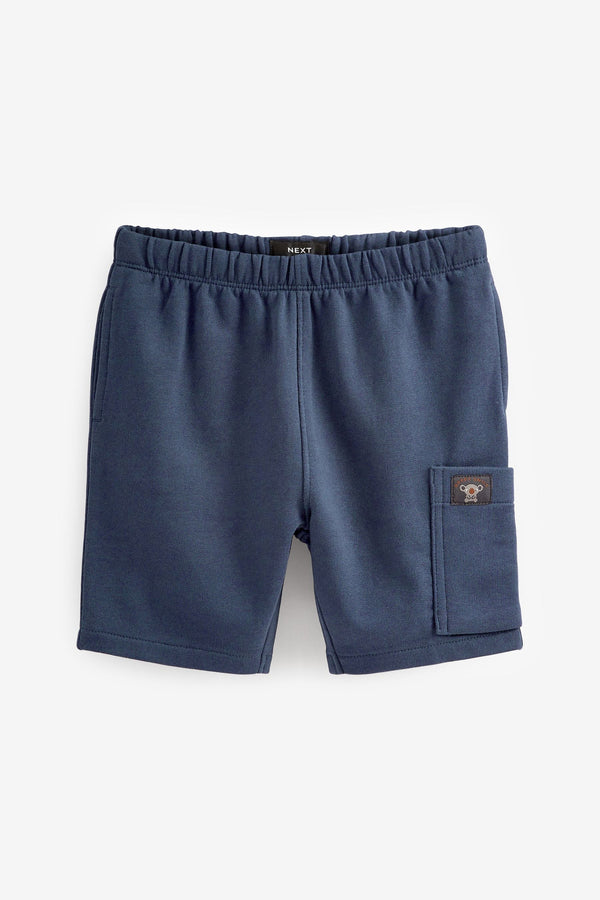 Blue Long Jersey Shorts (3mths-7yrs)