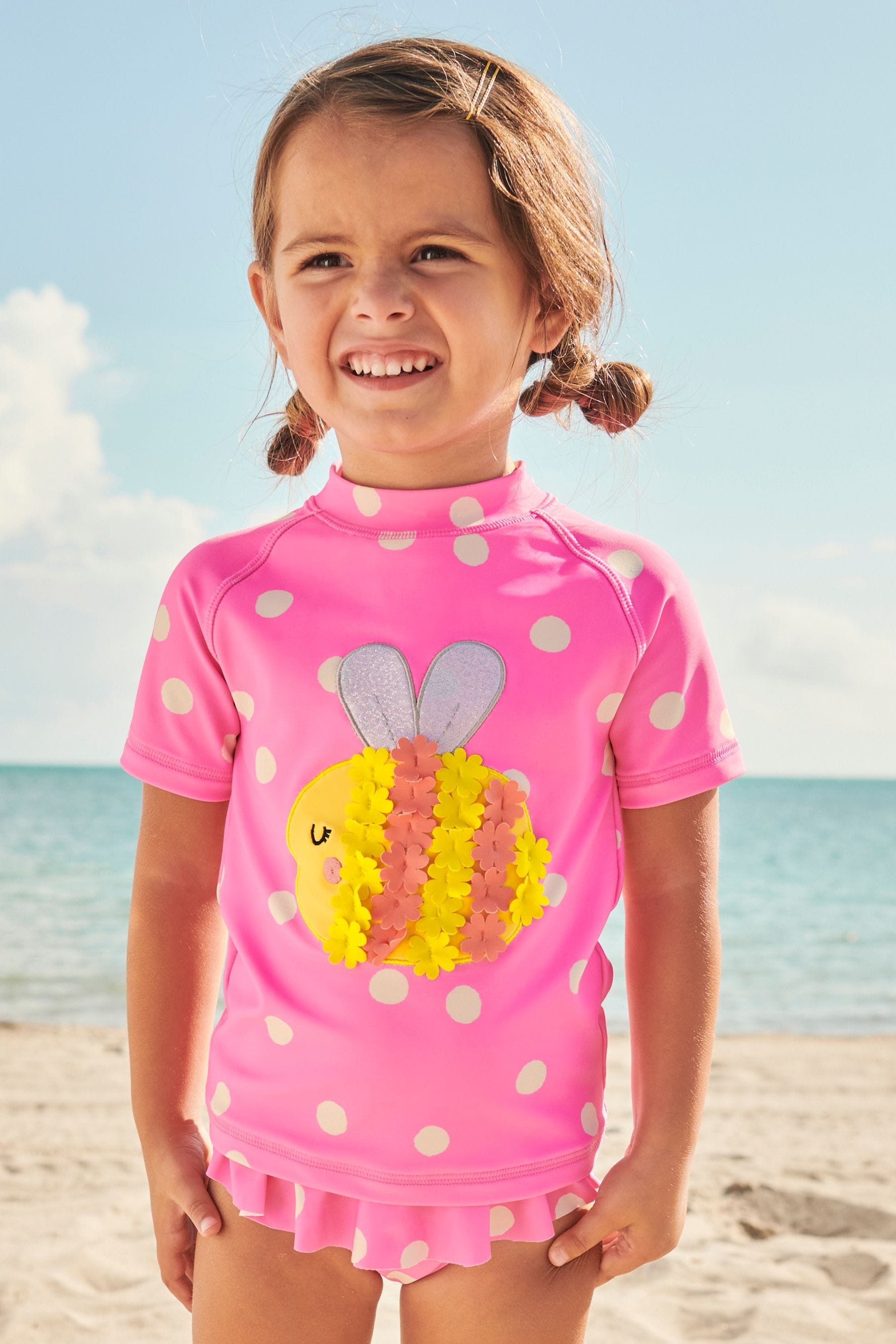 Pink Bee 2 Piece Sunsafe Swimset (3mths-7yrs)