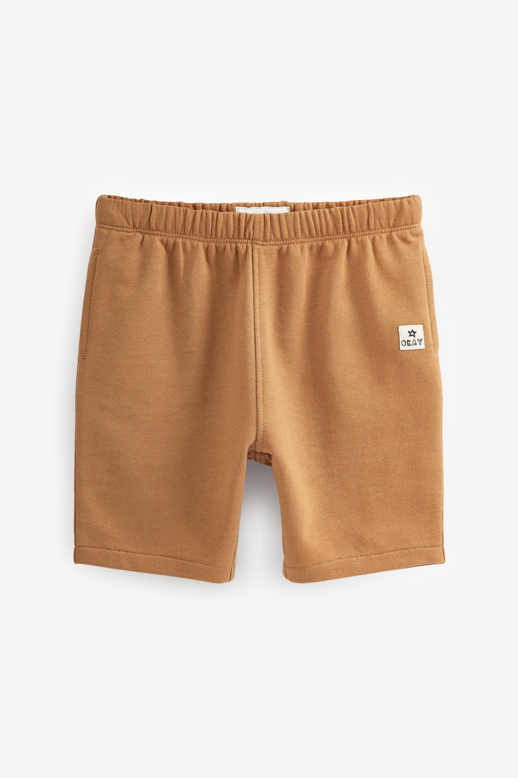 Tan Brown Long Jersey Shorts (3mths-7yrs)