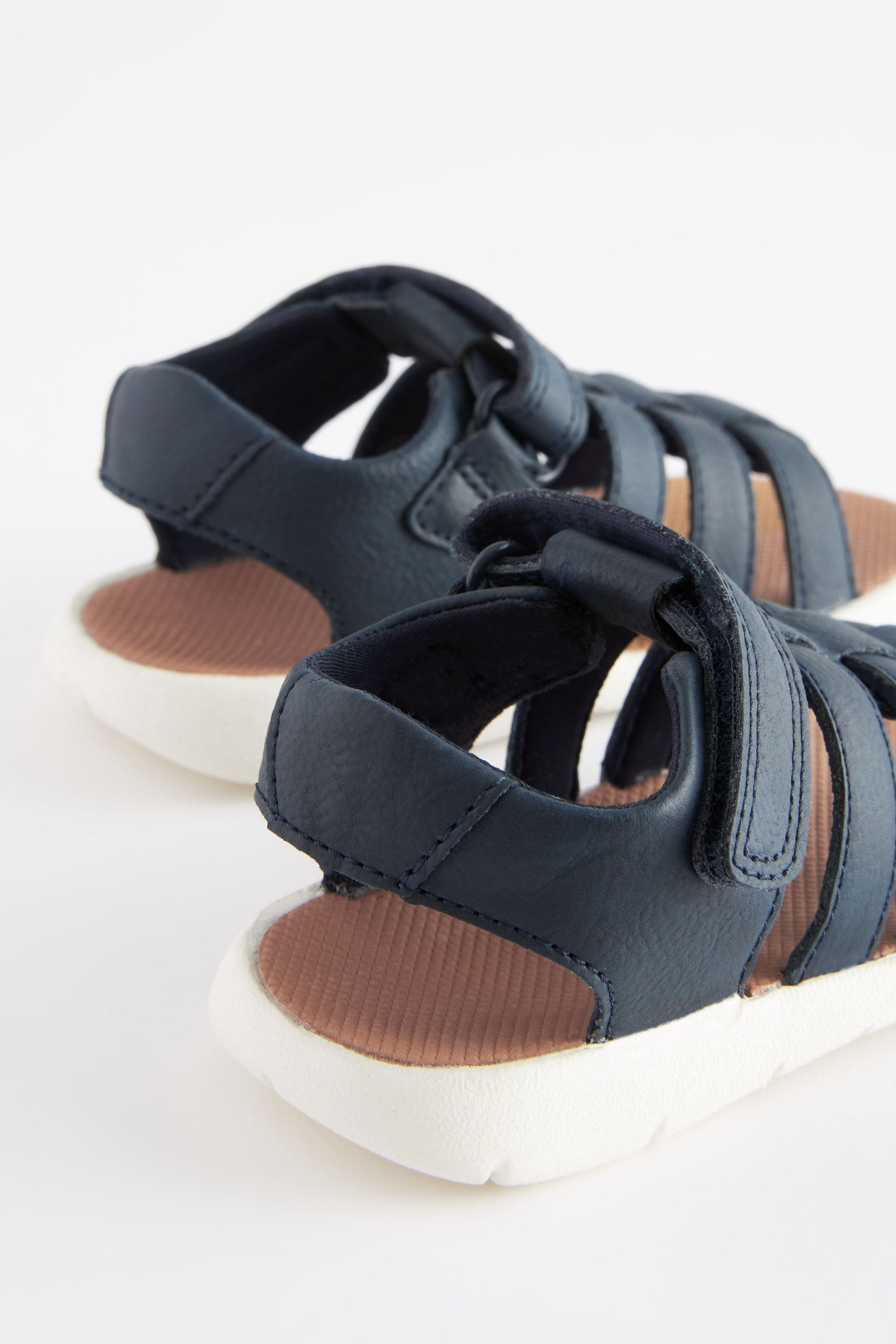 Navy Blue Lightweight Touch Fastening Fisherman Sandals