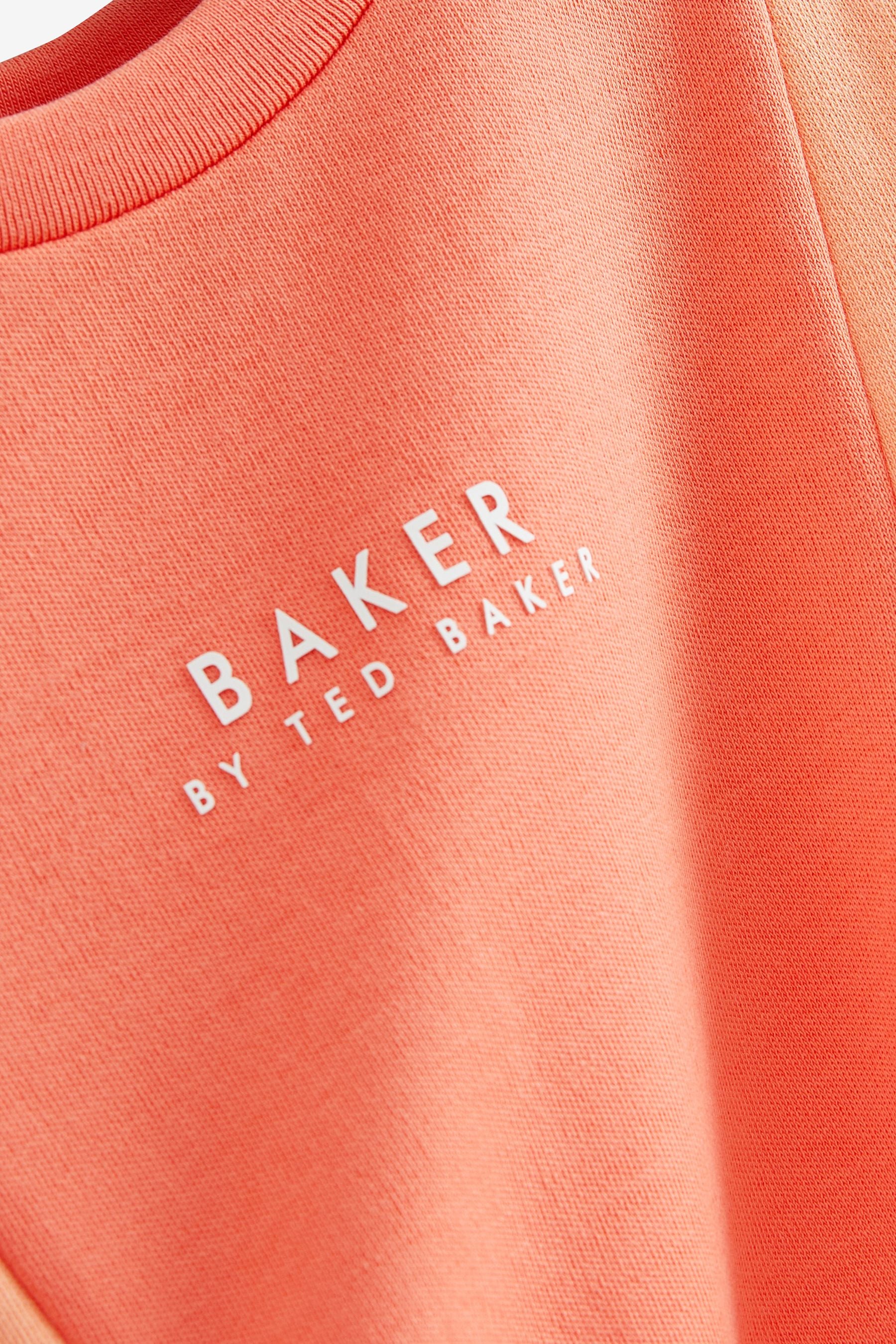 Orange Baker by Ted Baker Orange Colourblock Short And T-Shirt Set